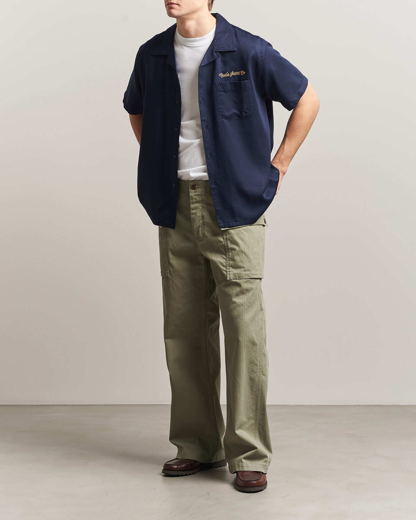 Herren | Hosen | Nudie Jeans | Loud Larry Pants Pale Green