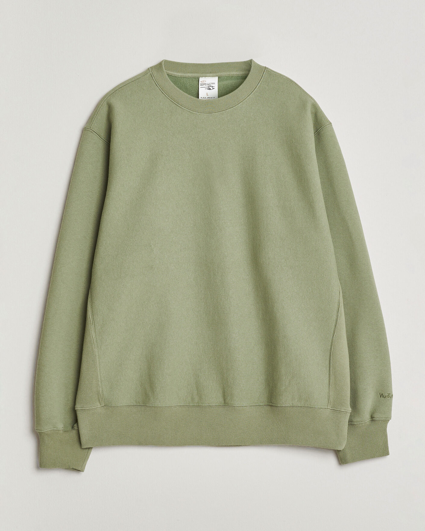 Herren | Pullover | Nudie Jeans | Hasse Crew Neck Sweatshirt Green