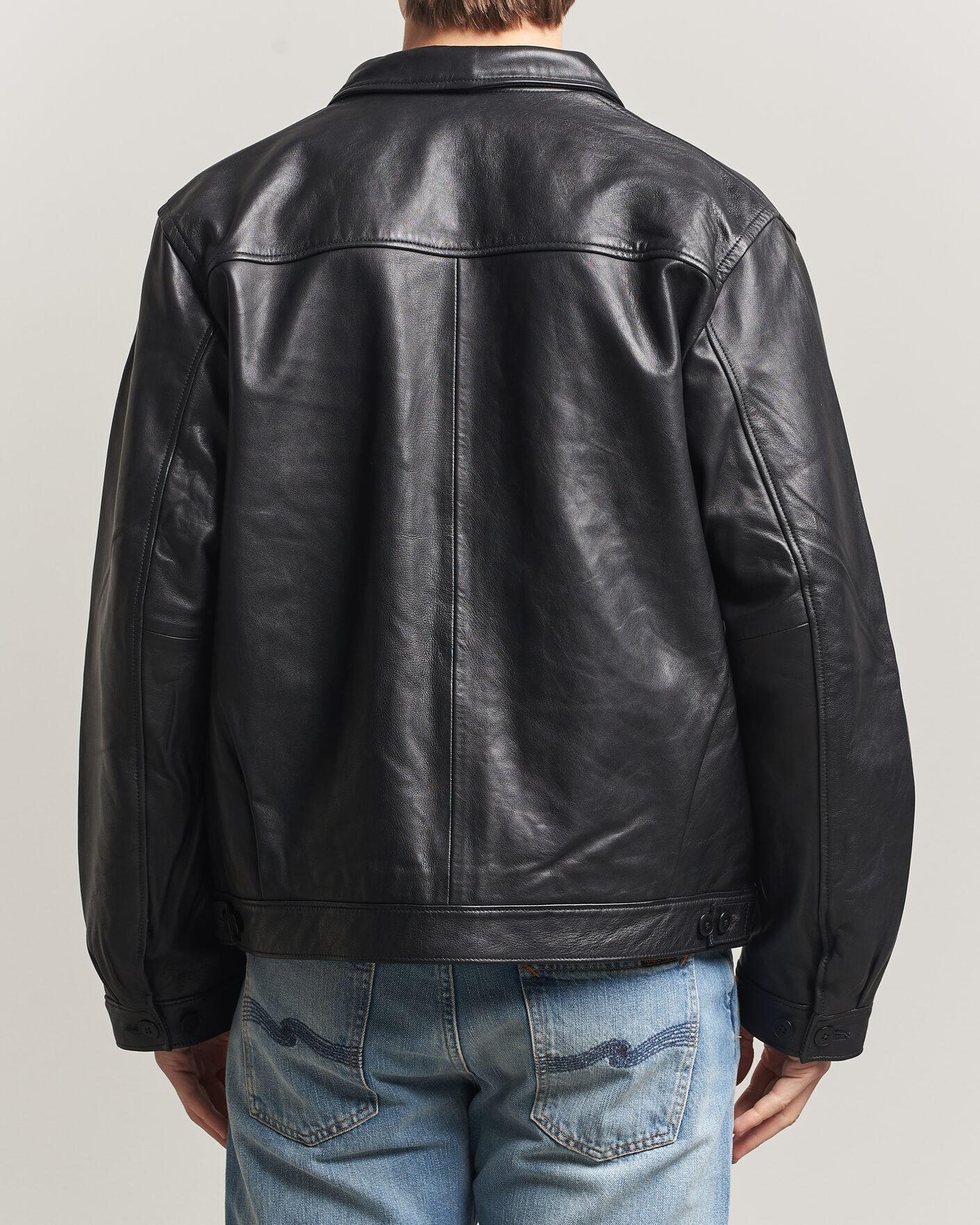 Herren | Jacken | Nudie Jeans | Blake Leather Jacket Black