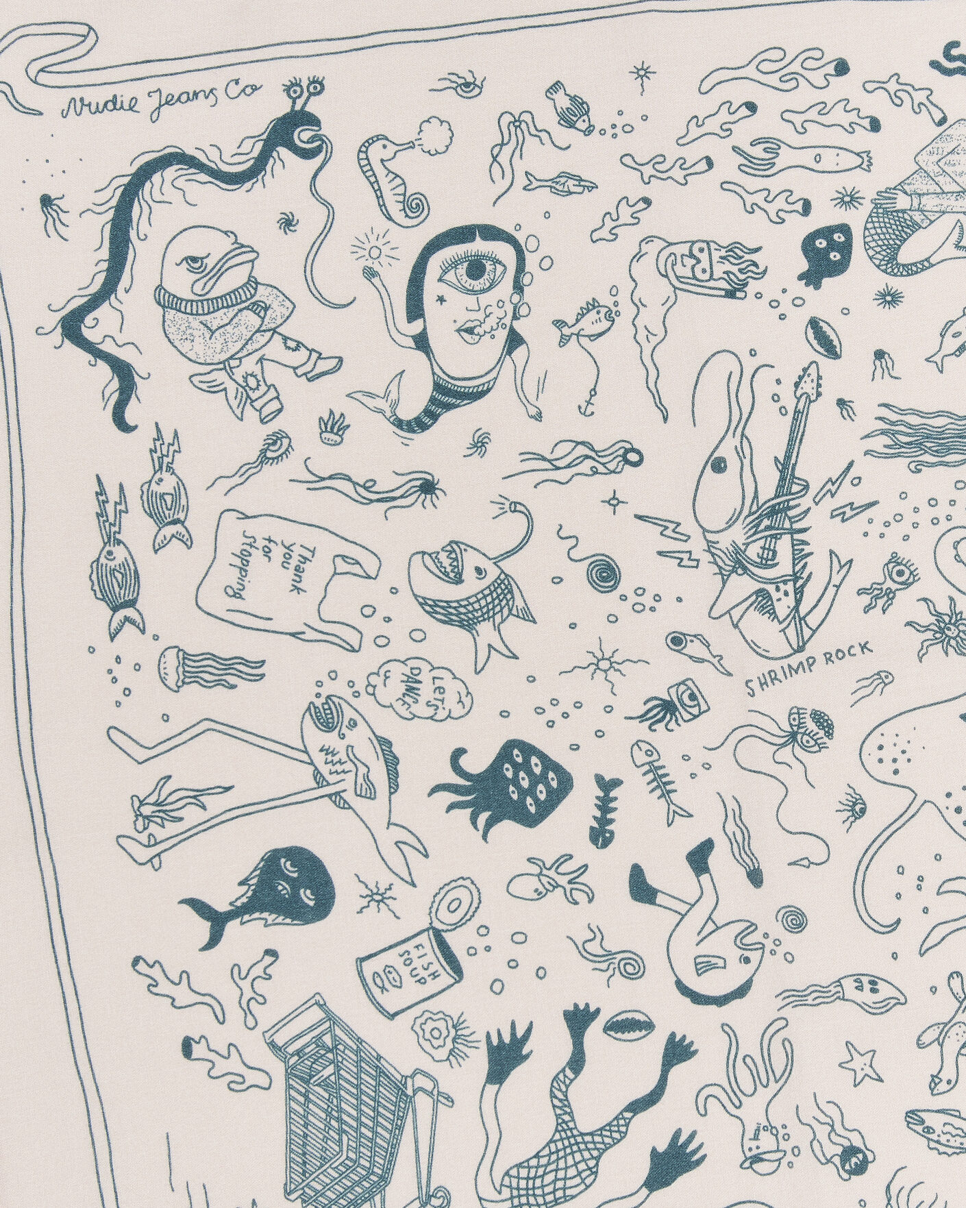 Herren | Tücher | Nudie Jeans | Ingrid Printed Bandana Pink