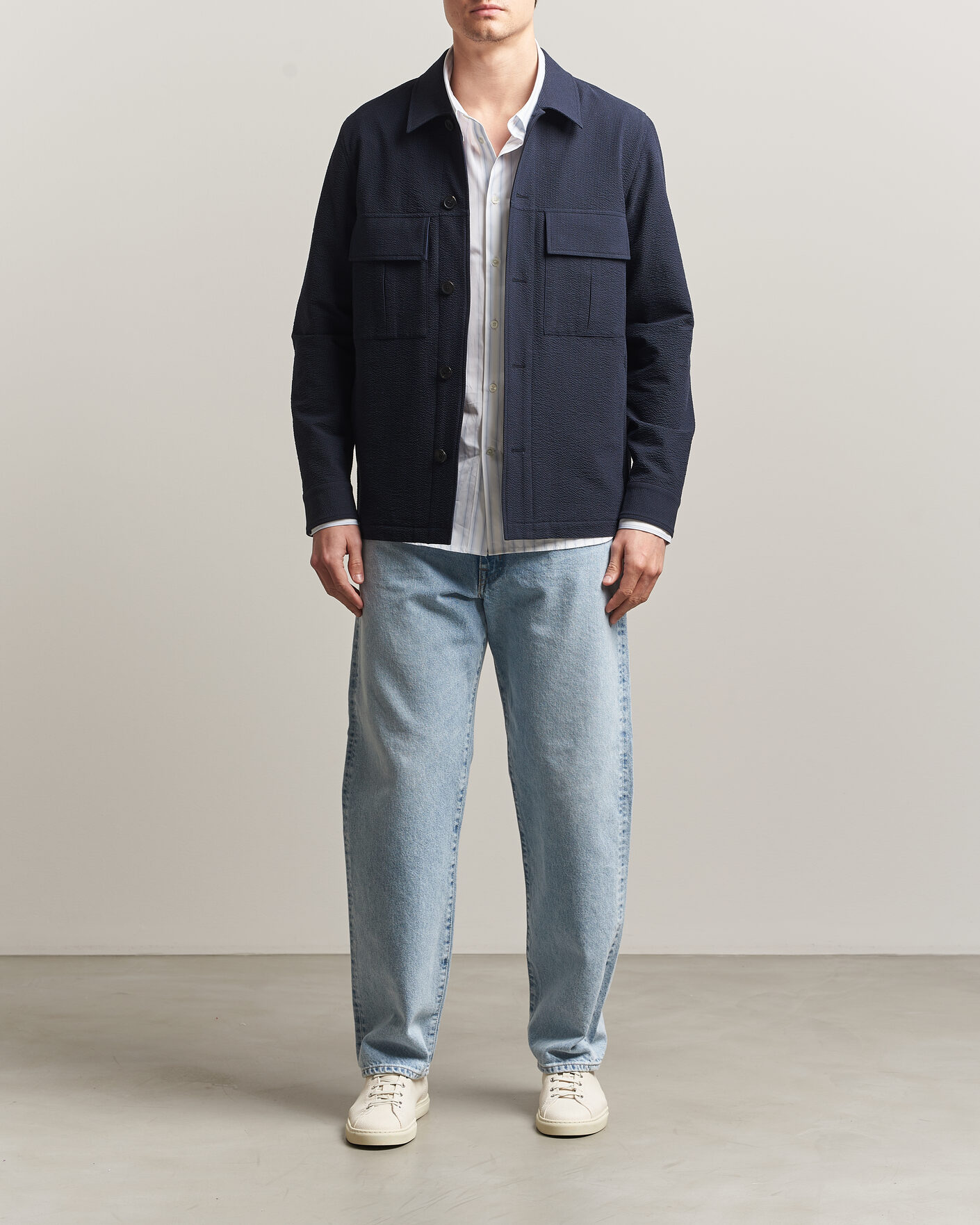 Herren | Hemden | Paul Smith | Cotton Overshirt Navy