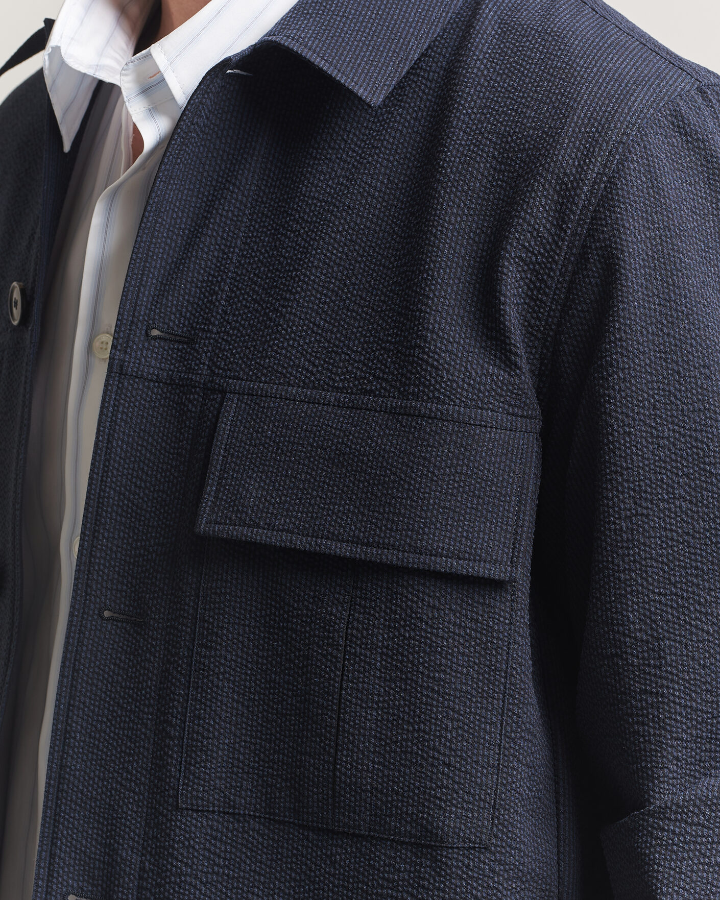 Herren | Hemden | Paul Smith | Cotton Overshirt Navy