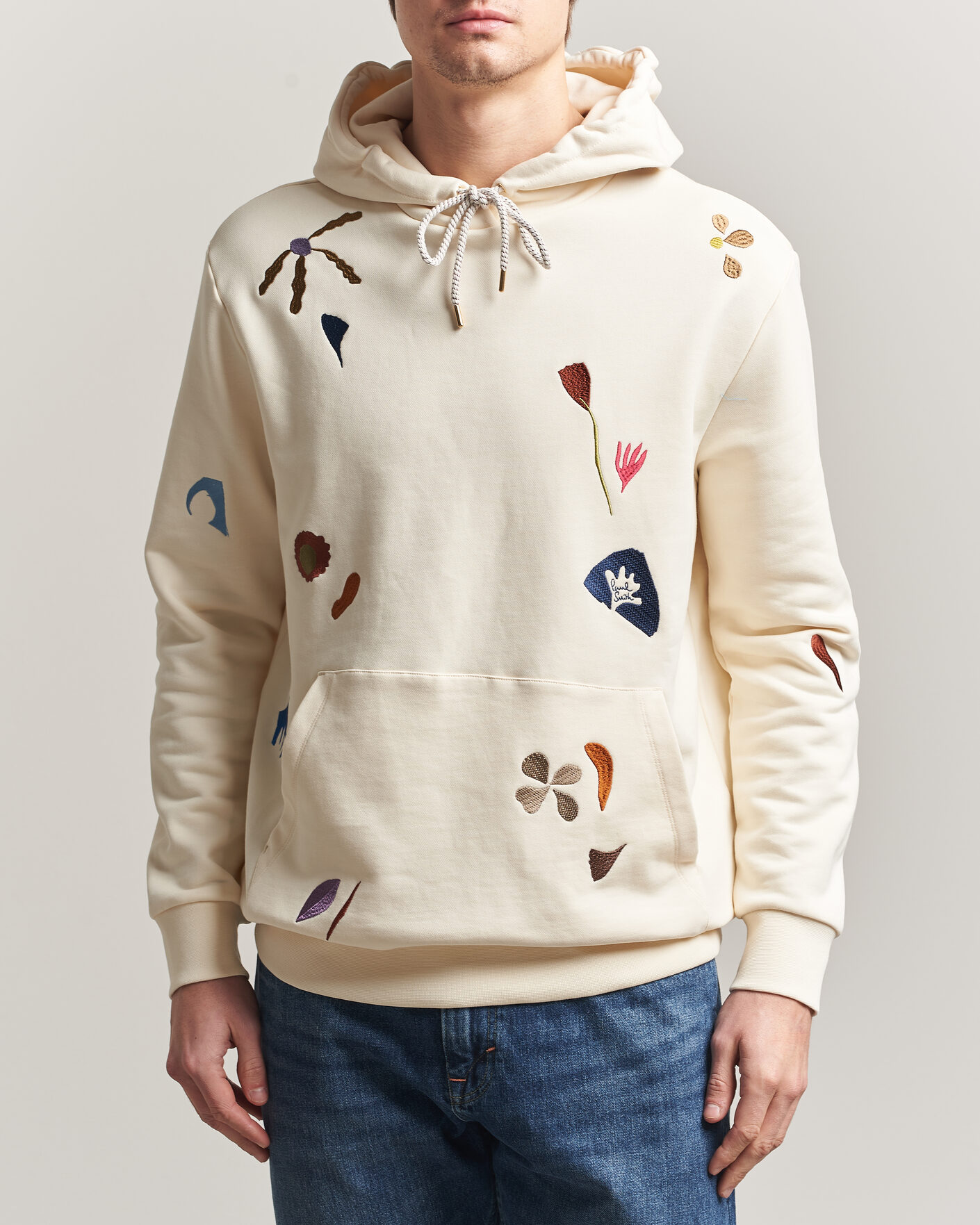 Herren | Pullover | Paul Smith | Embroidered Hoodie White