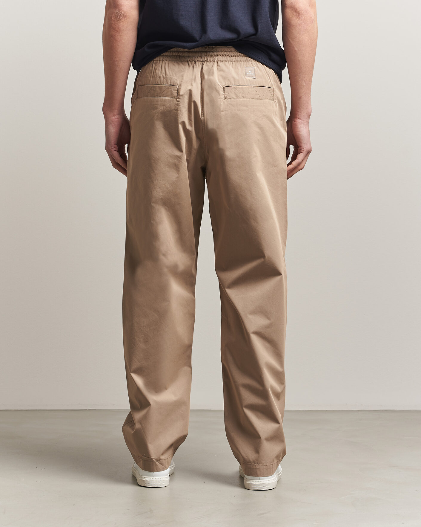 Herren | Hosen | PS Paul Smith | Casual Cotton Drawstring Trousers Beige