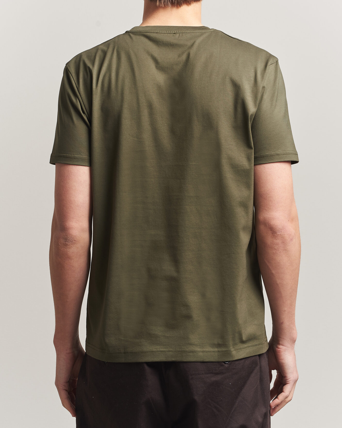 Herren | T-Shirts | Sunspel | Riviera Midweight T-Shirt Deep Olive