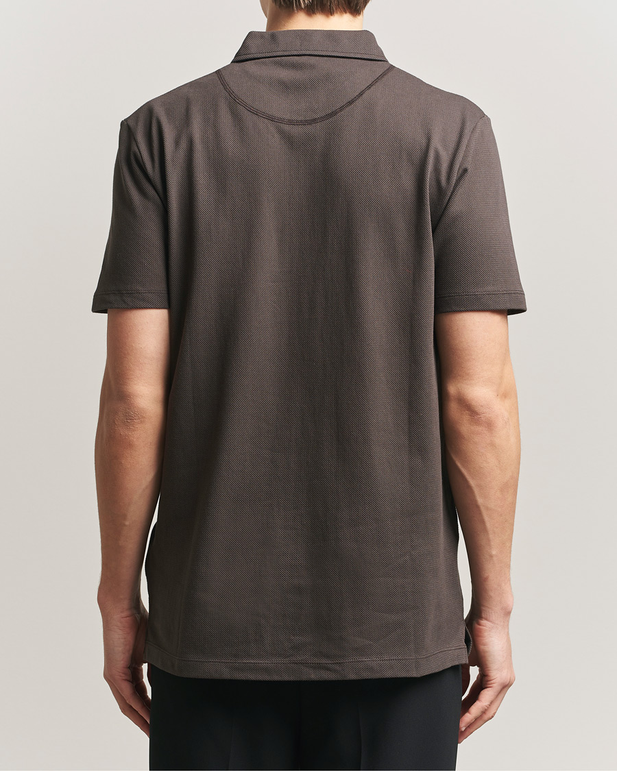 Herren | Poloshirts | Sunspel | Riviera Polo Shirt Dark Chocolate