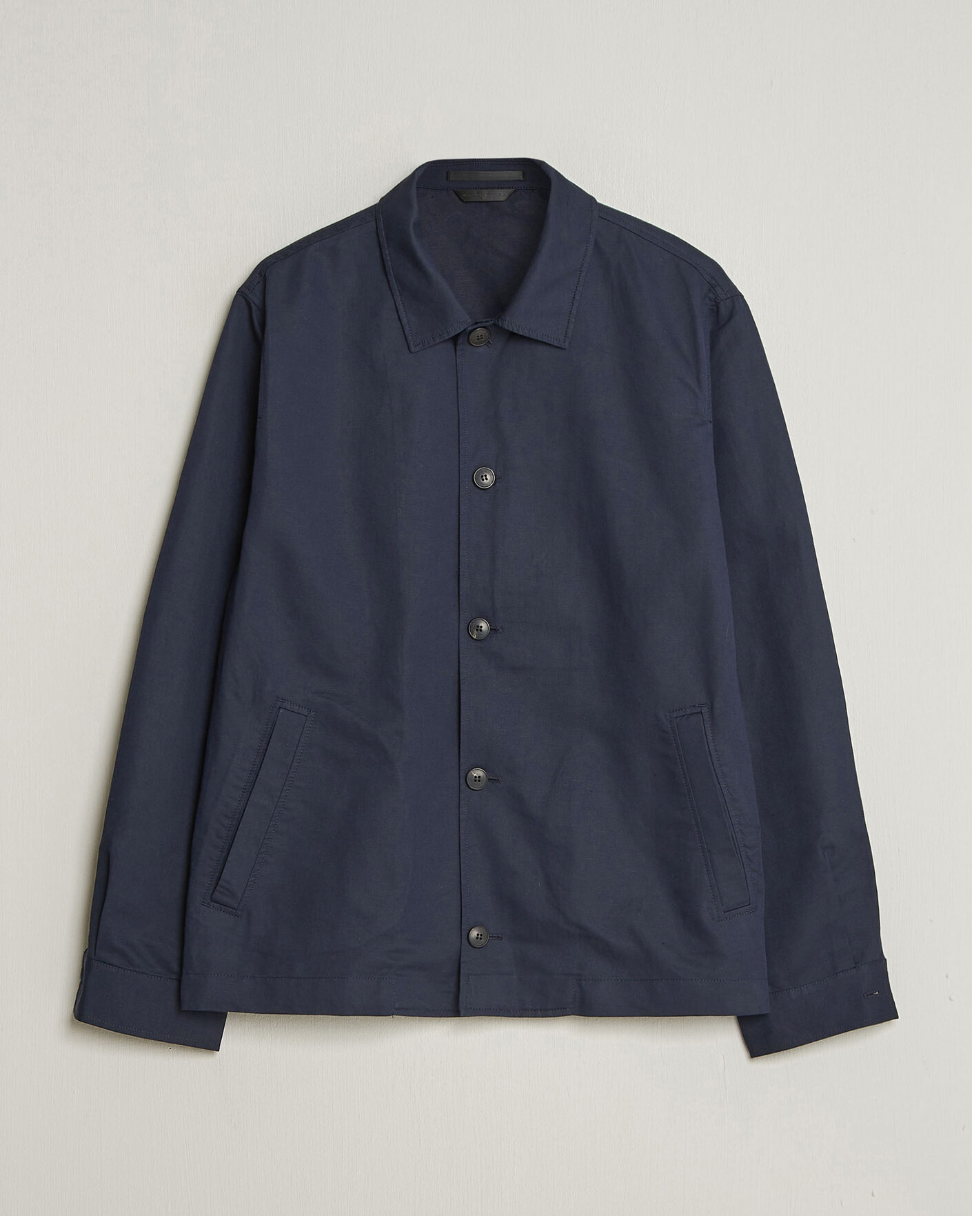 Herren | Jacken | Sunspel | Cotton/Linen Jacket Navy