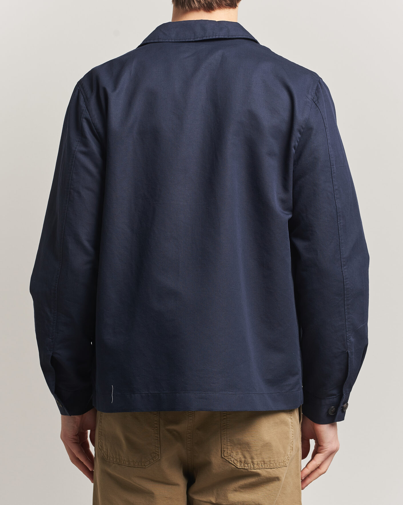 Herren | Jacken | Sunspel | Cotton/Linen Jacket Navy
