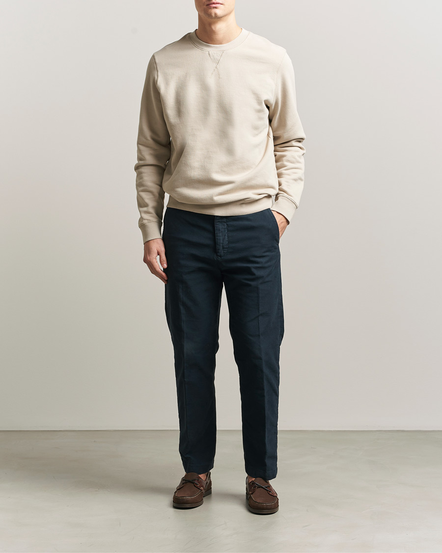 Herren | Pullover | Sunspel | Loopback Sweatshirt Hazelwood