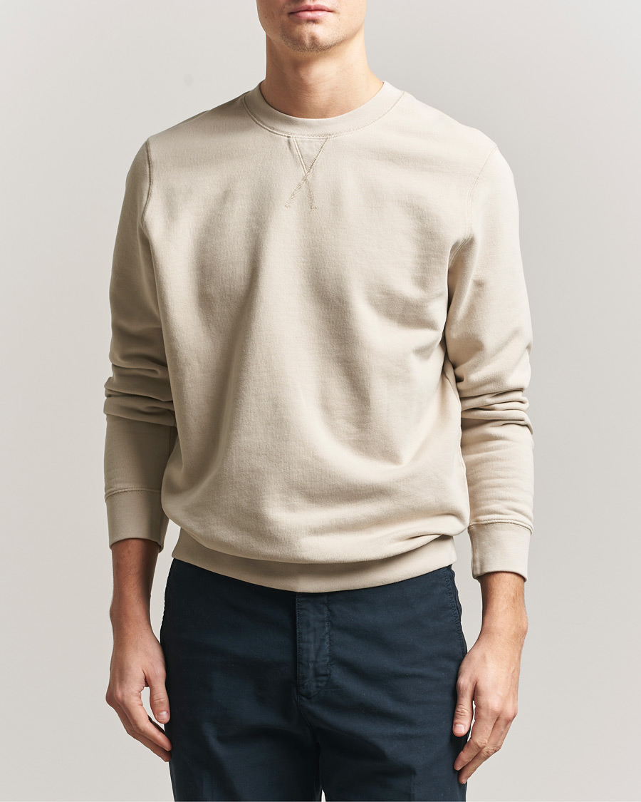 Herren | Pullover | Sunspel | Loopback Sweatshirt Hazelwood