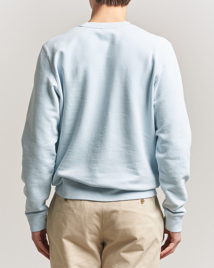 Herren | Pullover | Sunspel | Loopback Sweatshirt Pastel Blue
