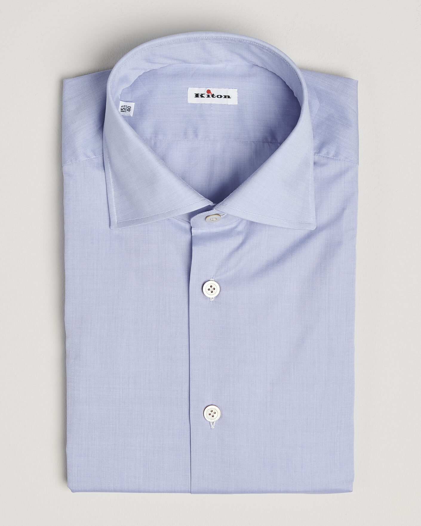 Herren | Hemden | Kiton | Slim Fit Dress Shirt Light Blue