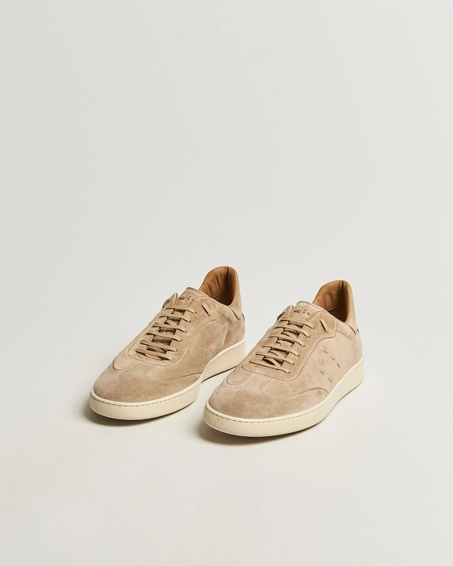 Herren | Sneaker | Kiton | Classic Suede Sneakers Sand