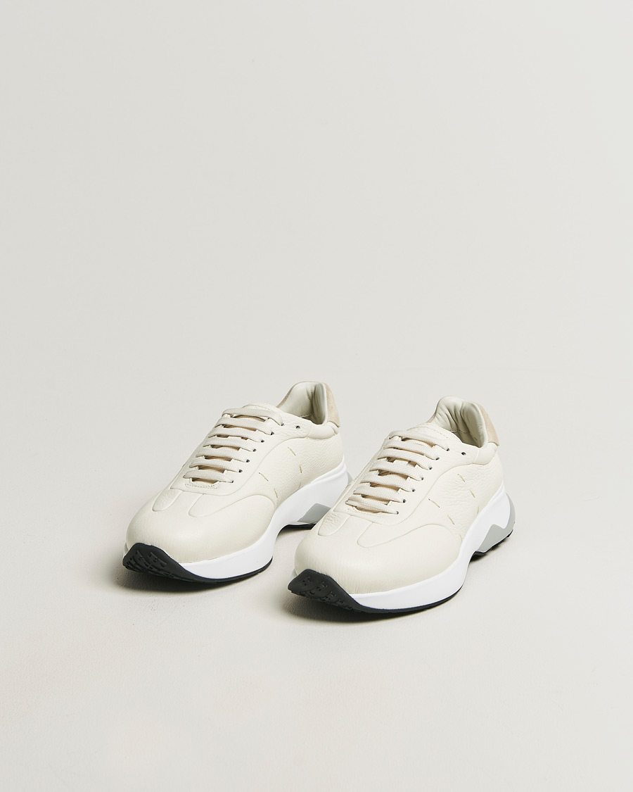 Herren | Sneaker | Kiton | Deerskin Running Sneakers White