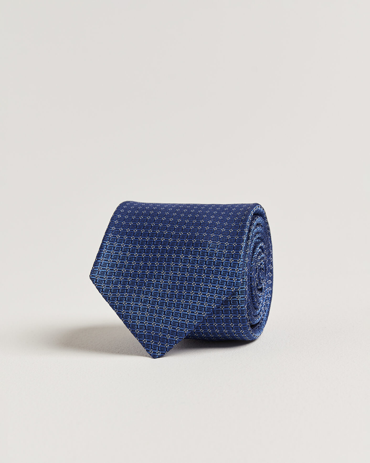 Herren | Krawatten | Kiton | Micro Structure Silk Tie Navy