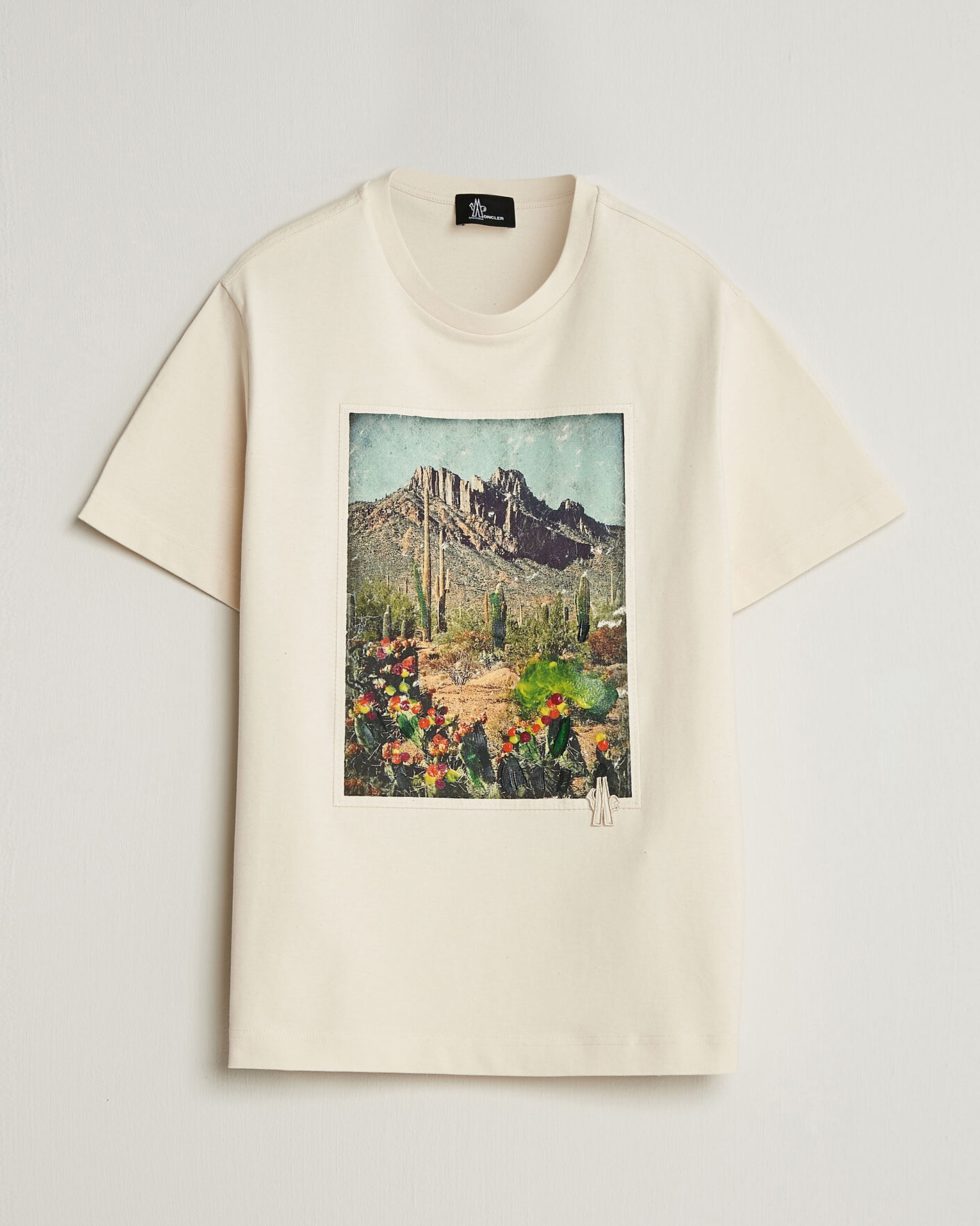 Herren | T-Shirts | Moncler Grenoble | Mountain Print T-Shirt Off White
