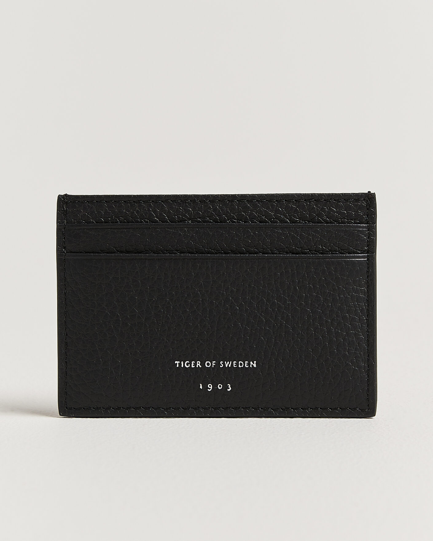 Herren | Geldbörsen | Tiger of Sweden | Wharf Leather Card Holder Black