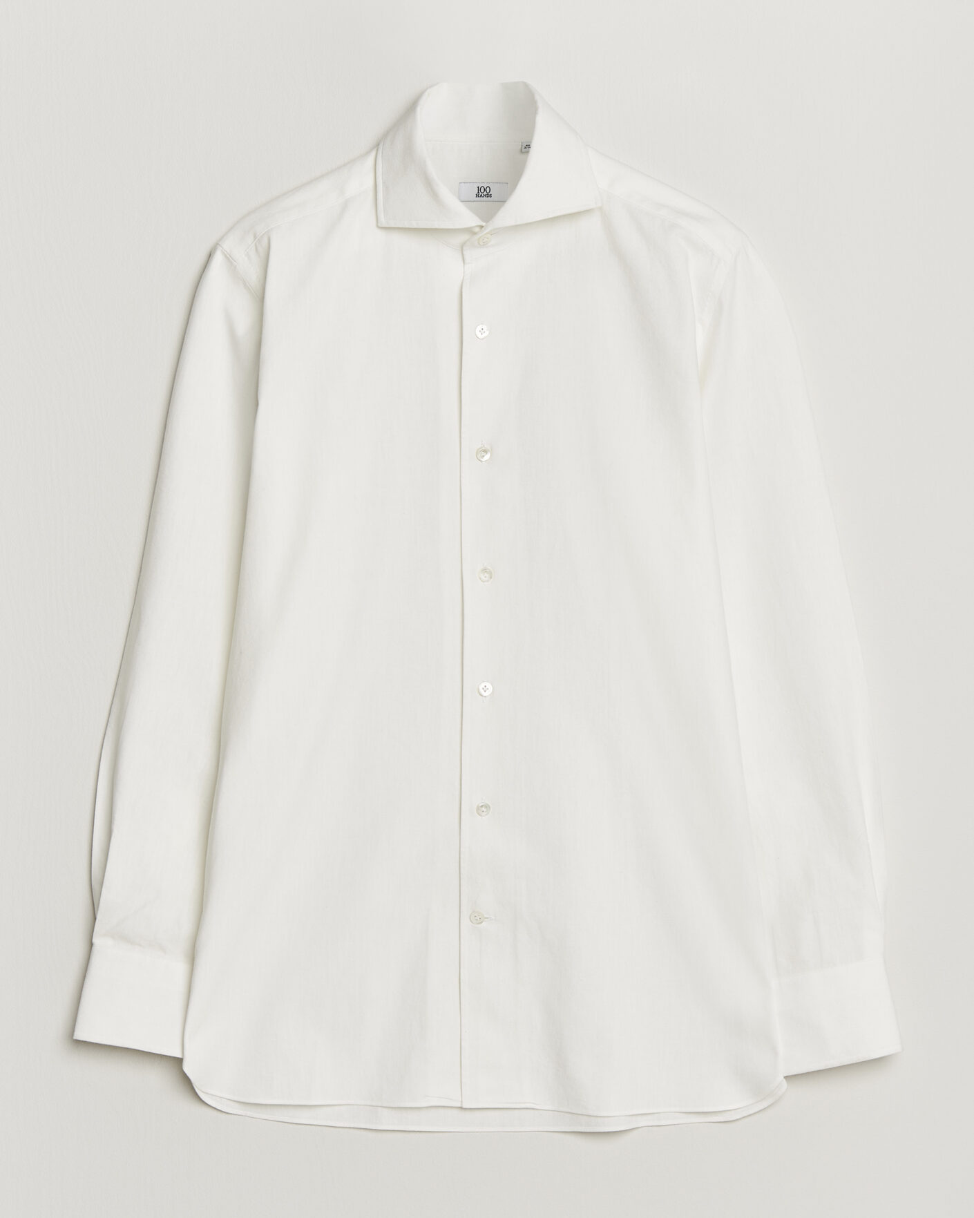 Herren | Hemden | 100Hands | Washed Japanese Denim Shirt Off White