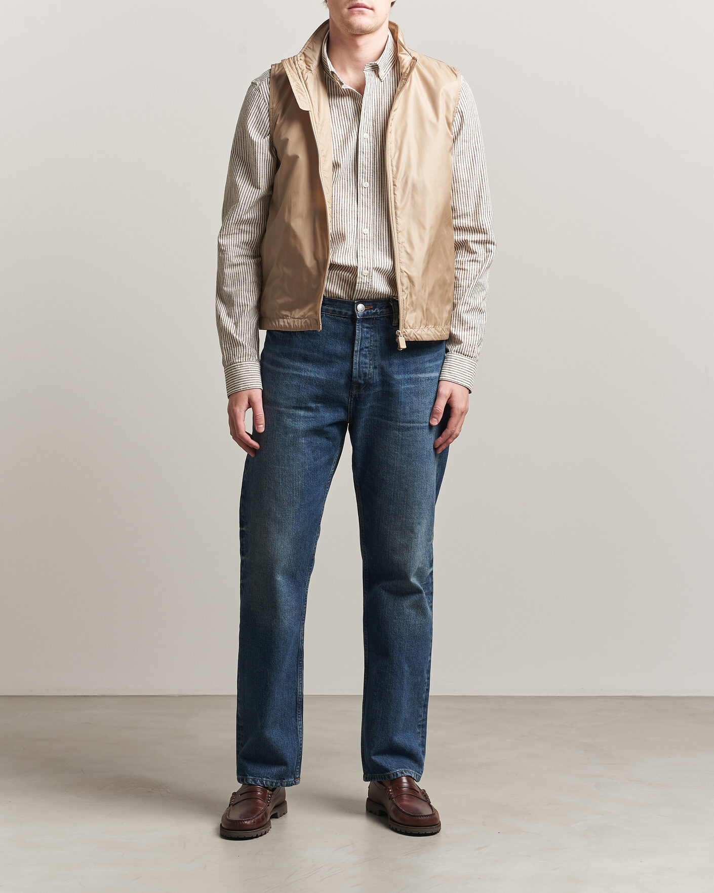 Herren | Westen | Aspesi | Vernes Nylon Gilet Beige