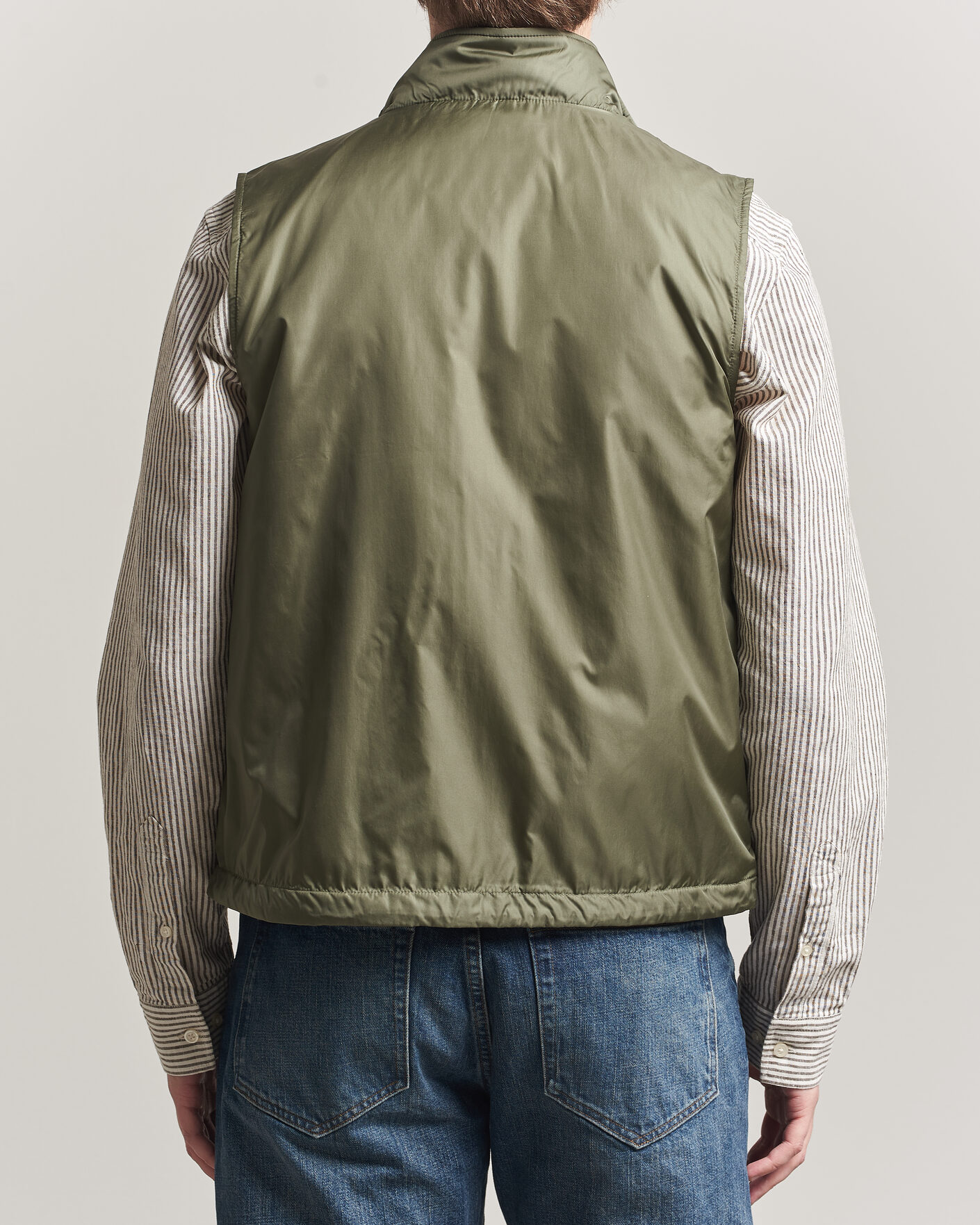 Herren | Westen | Aspesi | Vernes Nylon Gilet Olive