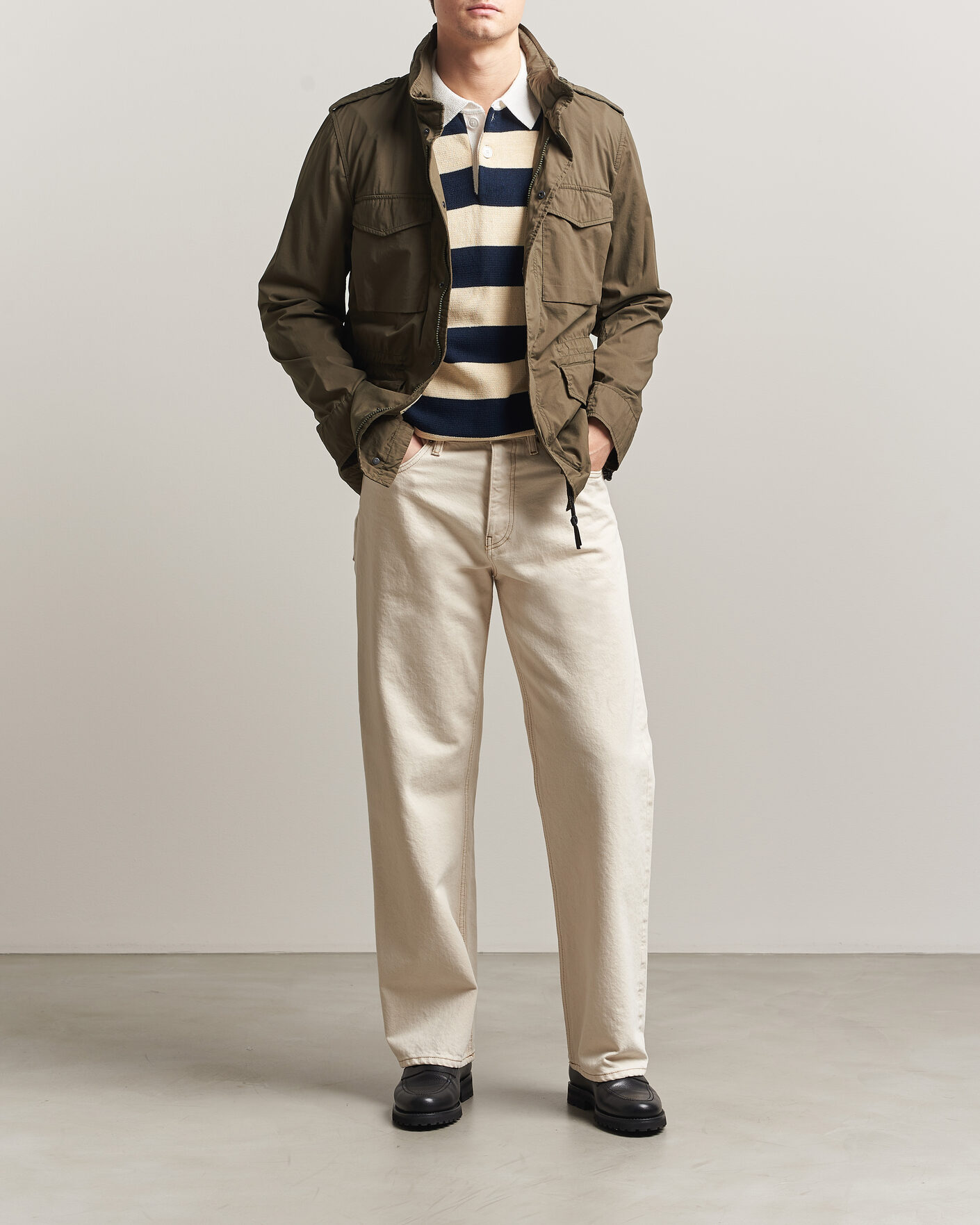 Herren | Jacken | Aspesi | Lightweight Cotton Field Jacket Military