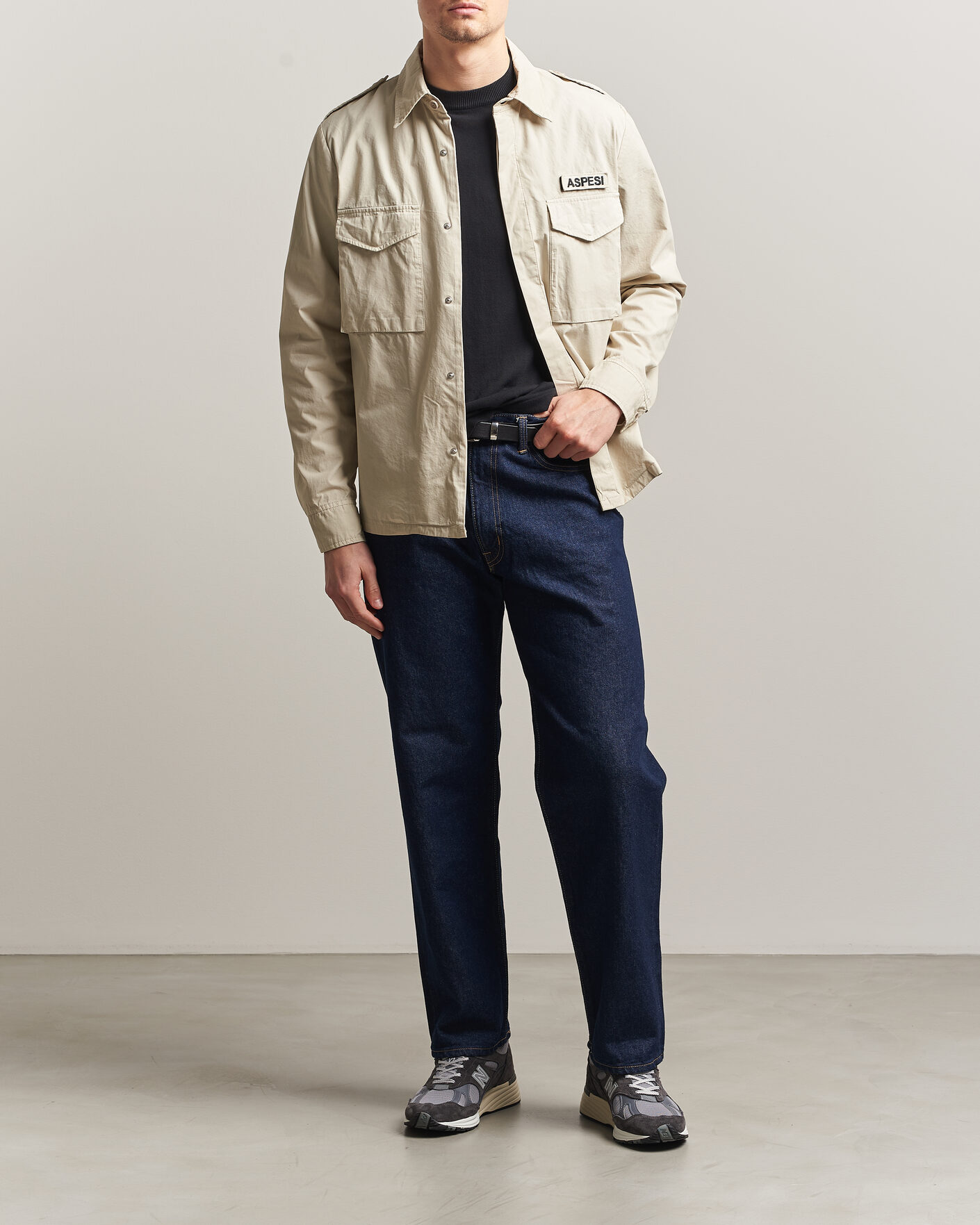 Herren | Jacken | Aspesi | Cotton Field Shirt Sand
