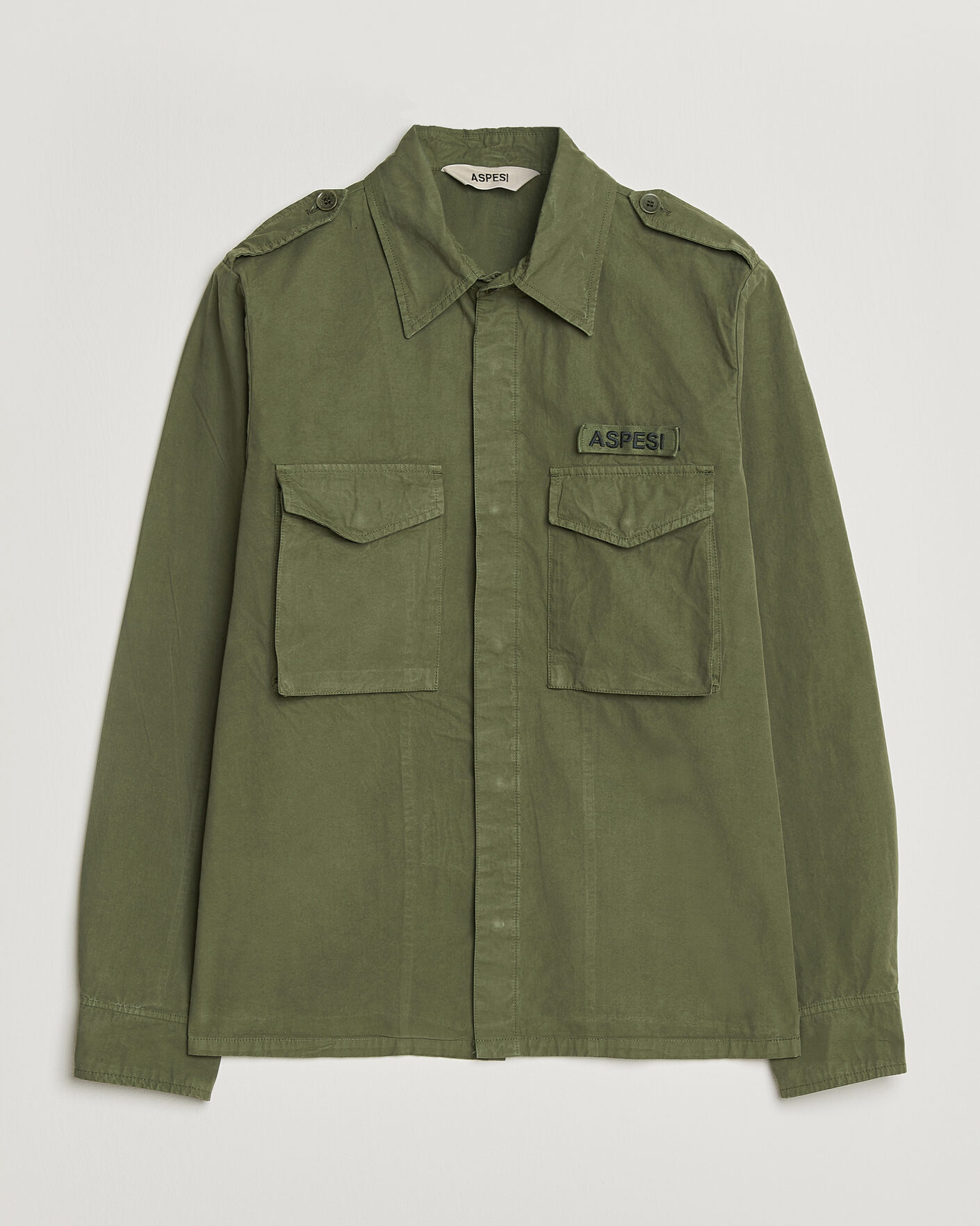Herren | Jacken | Aspesi | Cotton Field Shirt Olive