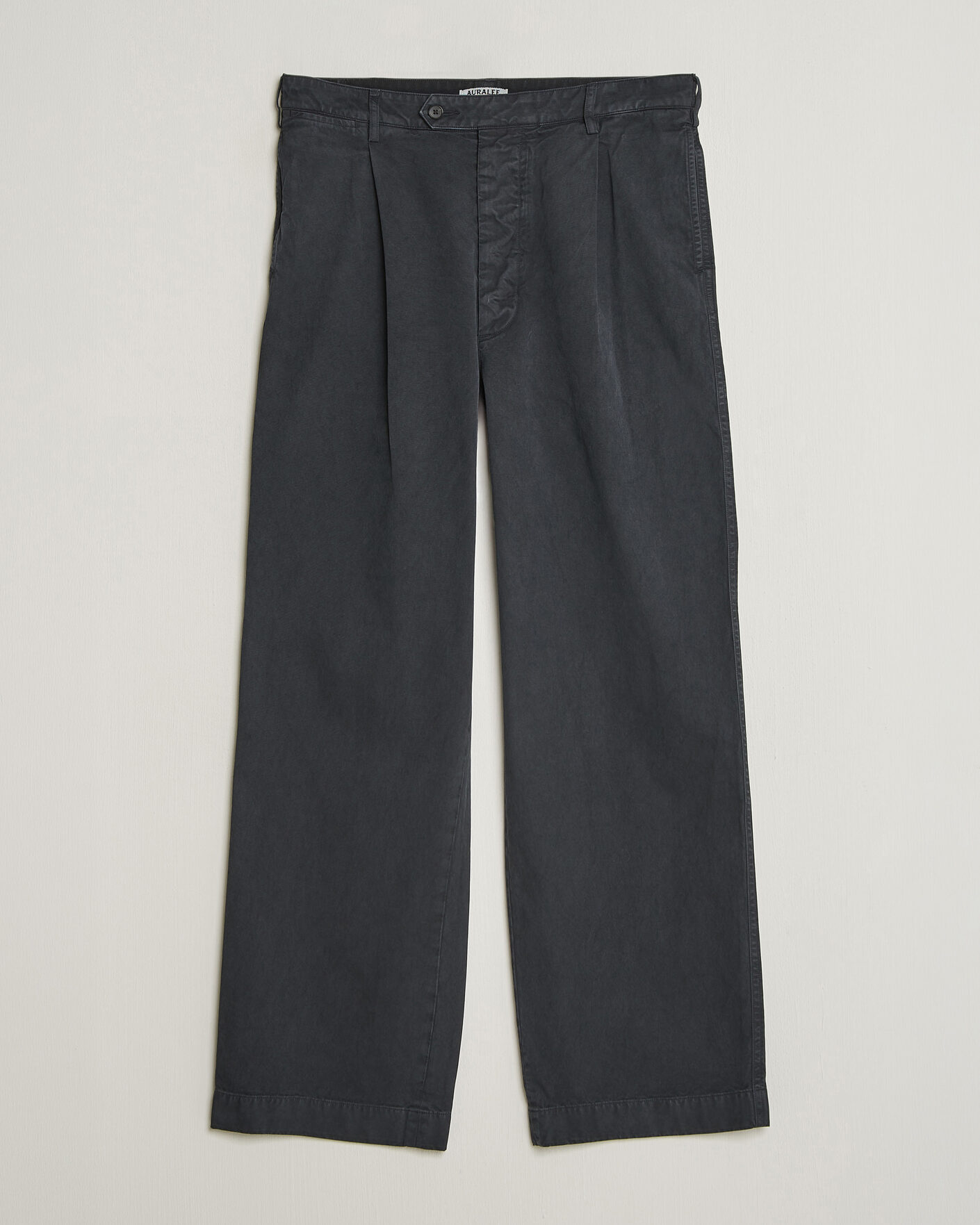 Herren | Hosen | Auralee | Garment Dyed Finx Chinos Black