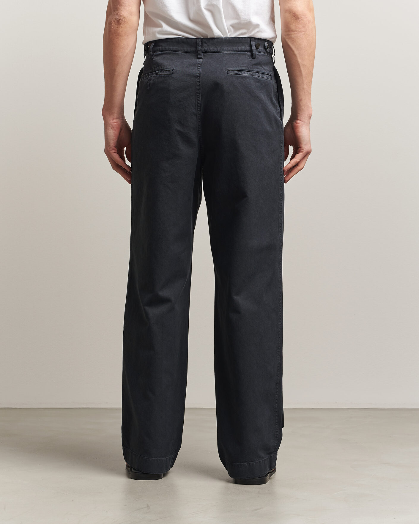 Herren | Hosen | Auralee | Garment Dyed Finx Chinos Black