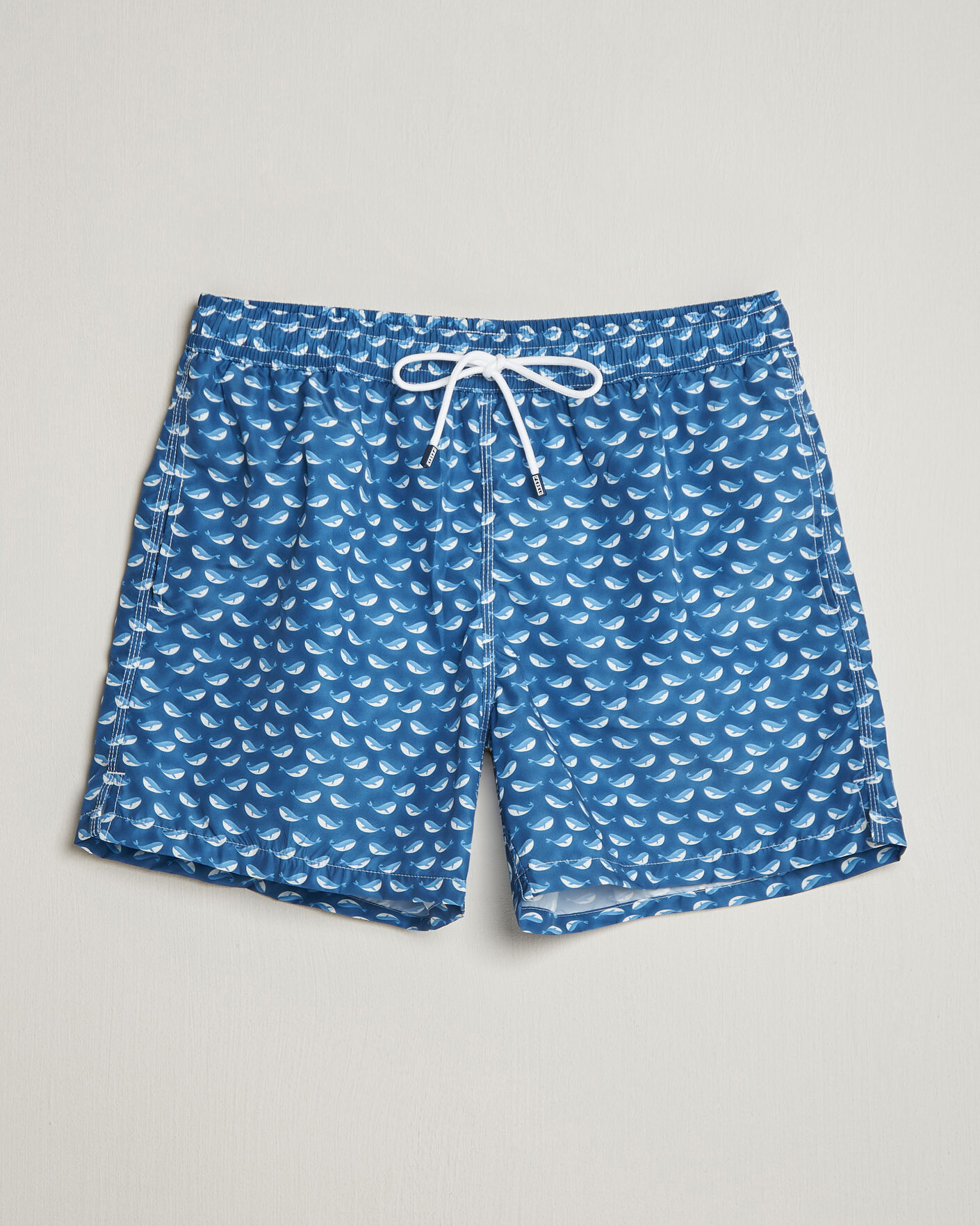 Herren | Badehosen | Fedeli | Madeira Swim Trunk Blue Whales