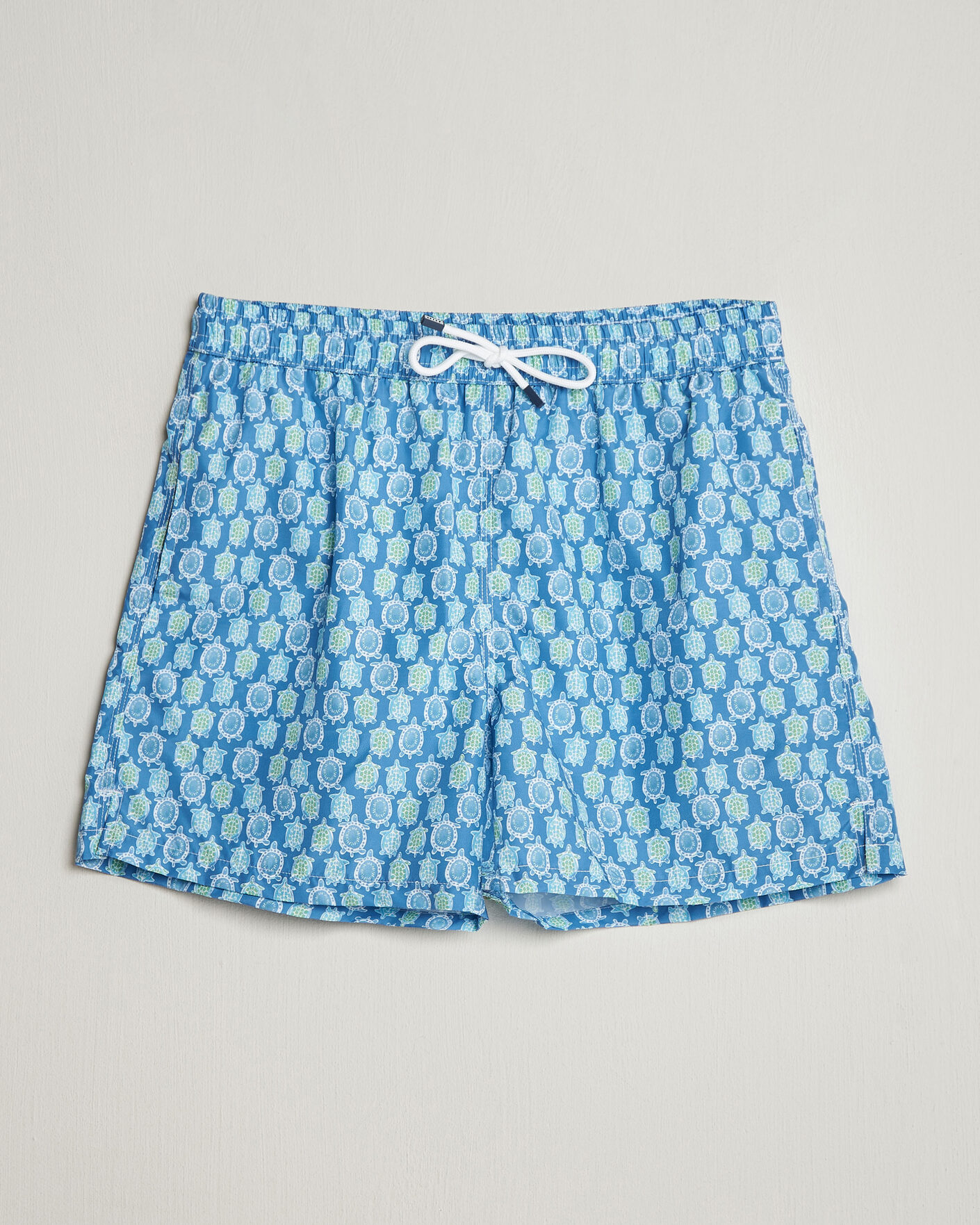 Herren | Badehosen | Fedeli | Madeira Swim Trunk Blue Turtles