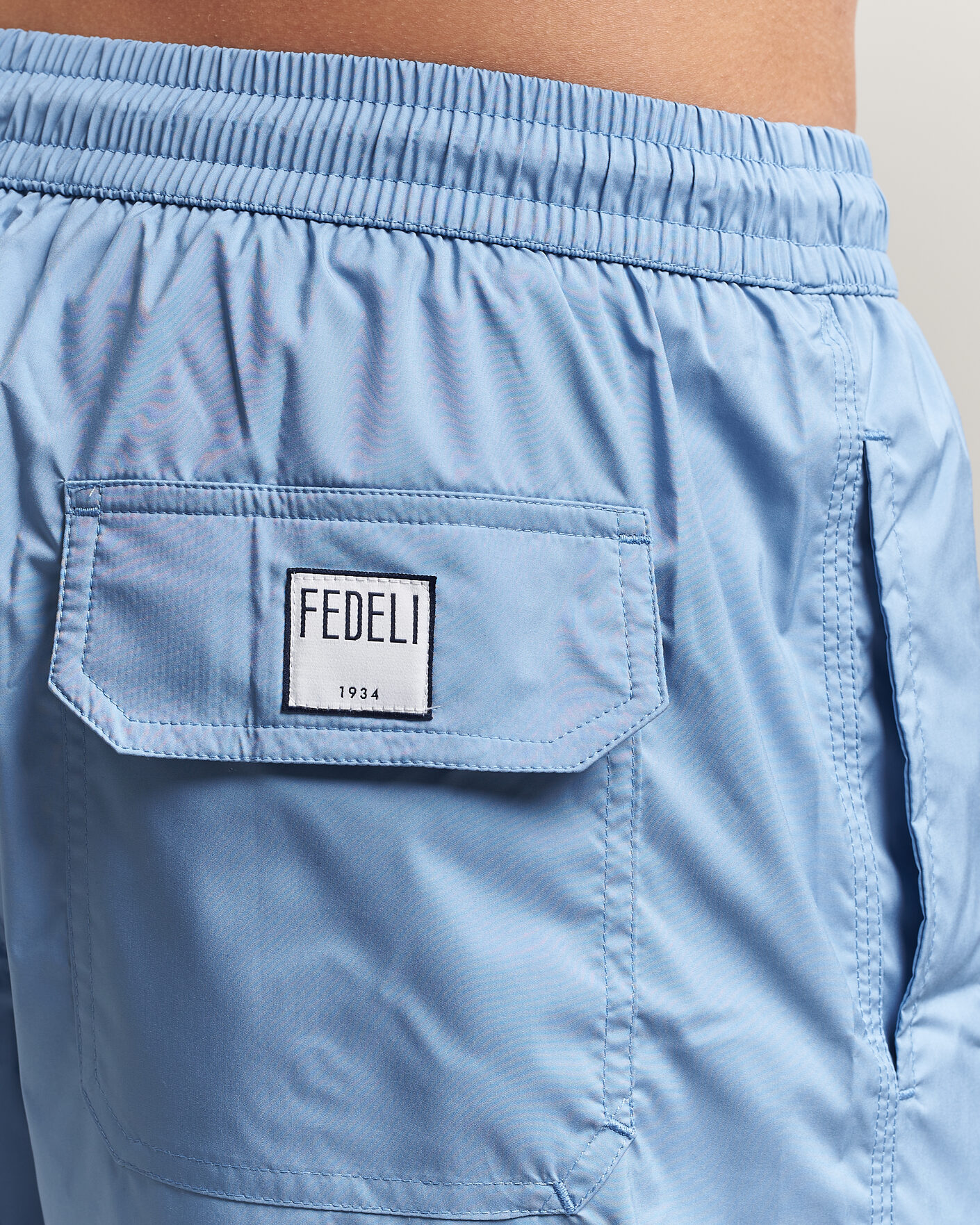 Herren | Badehosen | Fedeli | Madeira Swim Trunk Light Blue