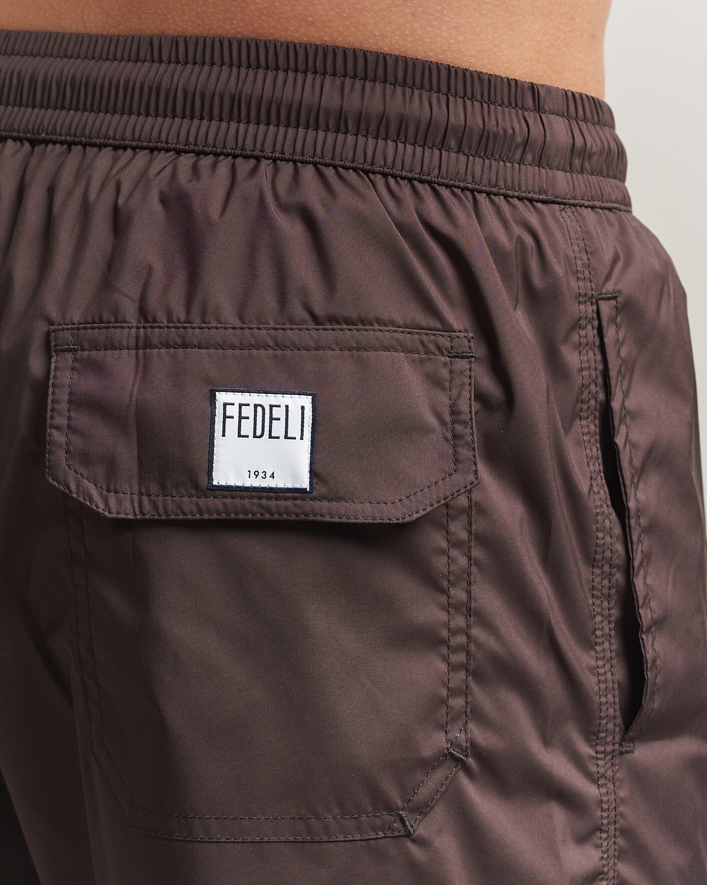 Herren | Badehosen | Fedeli | Madeira Swim Trunk Chocolate