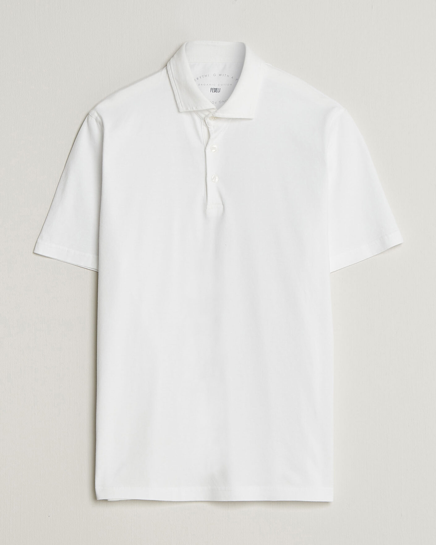 Herren | Poloshirts | Fedeli | Zero Organic Cotton Polo White