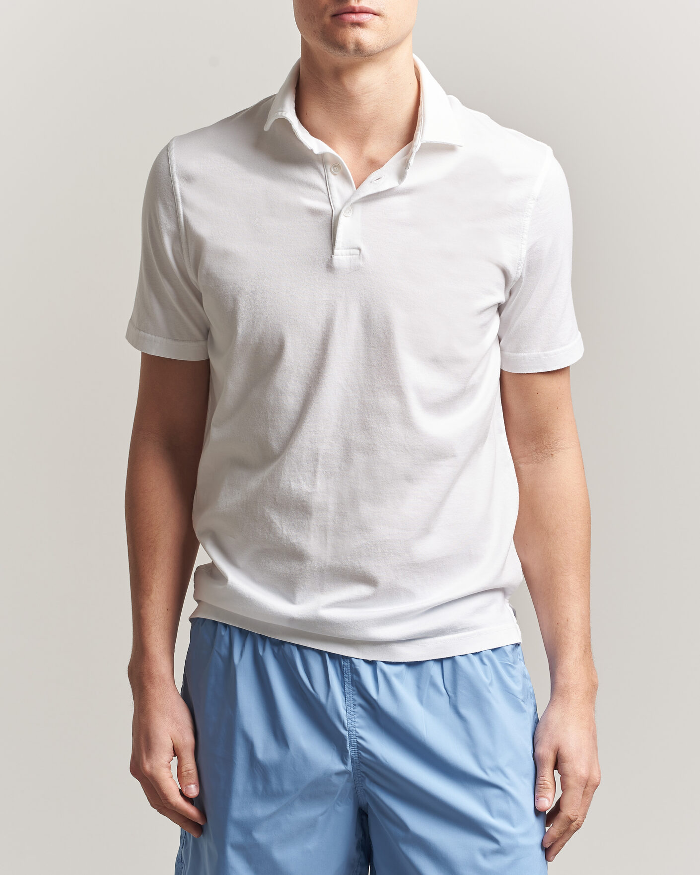 Herren | Poloshirts | Fedeli | Zero Organic Cotton Polo White