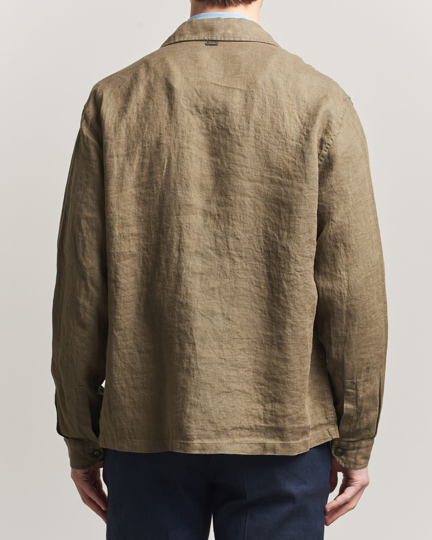 Herren | Jacken | Herno | Linen Safari Jacket Military