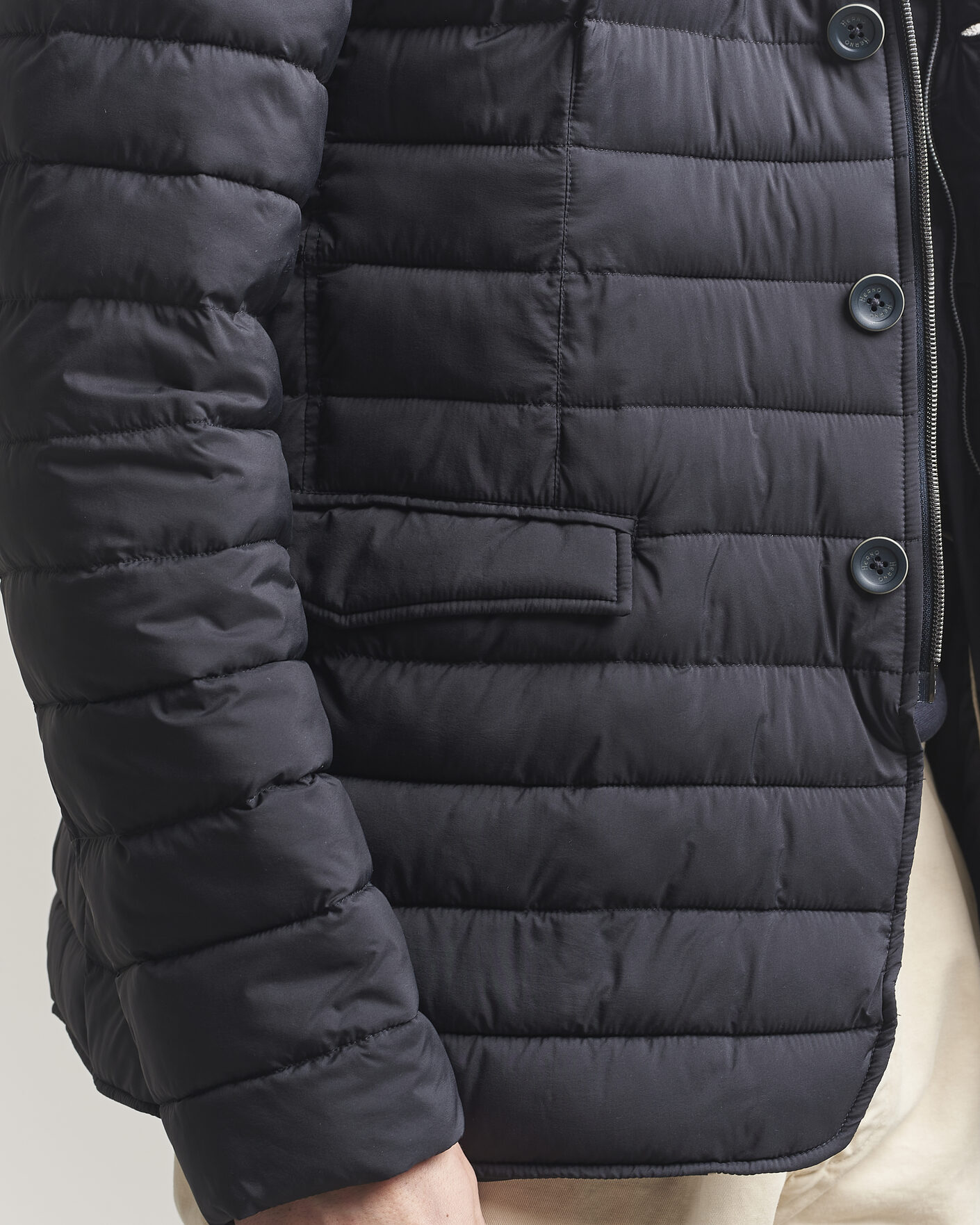 Herren | Jacken | Herno | Nuage Matt Nylon Blazer Navy