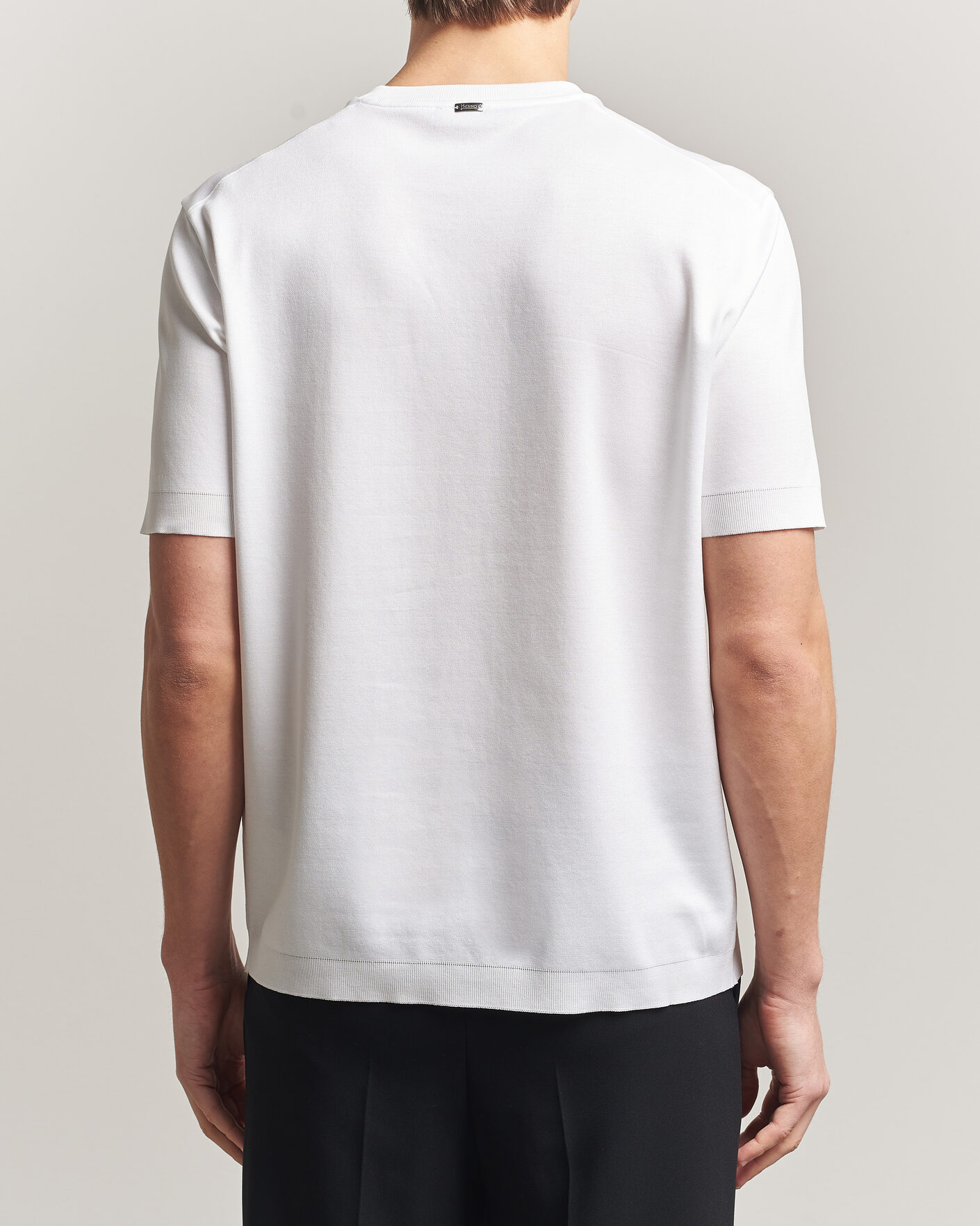 Herren | T-Shirts | Herno | Micro Piquet T-Shirt White