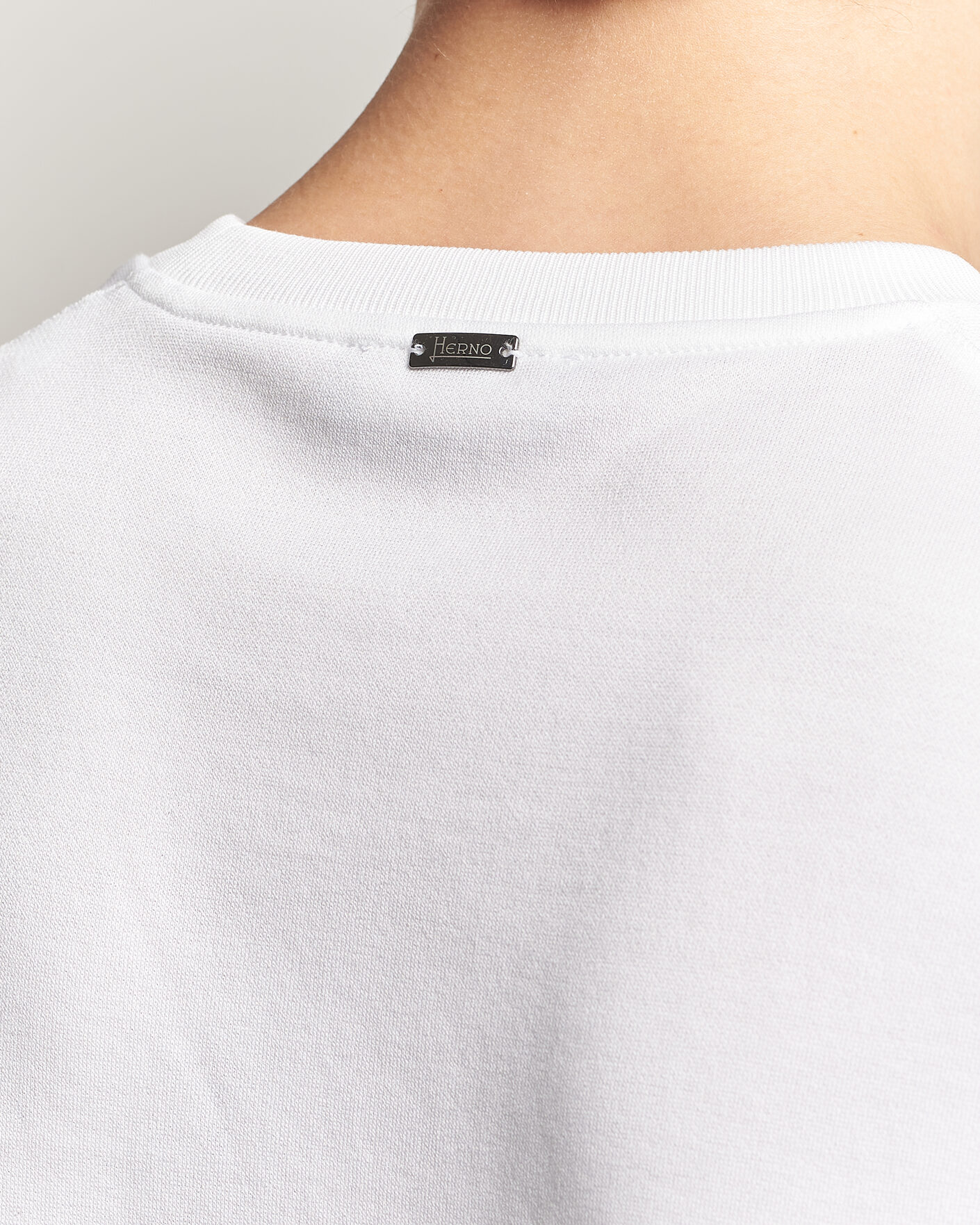 Herren | T-Shirts | Herno | Micro Piquet T-Shirt White