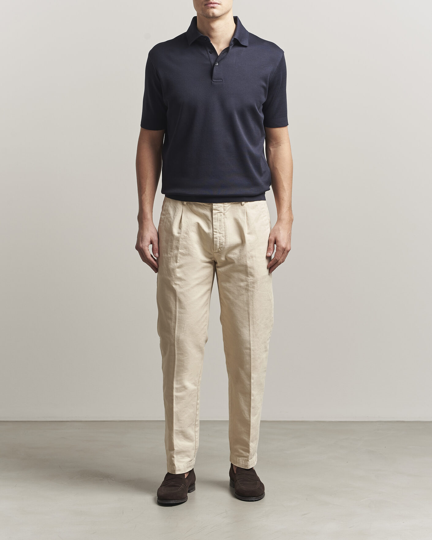 Herren | Poloshirts | Herno | Micro Piquet Polo Navy