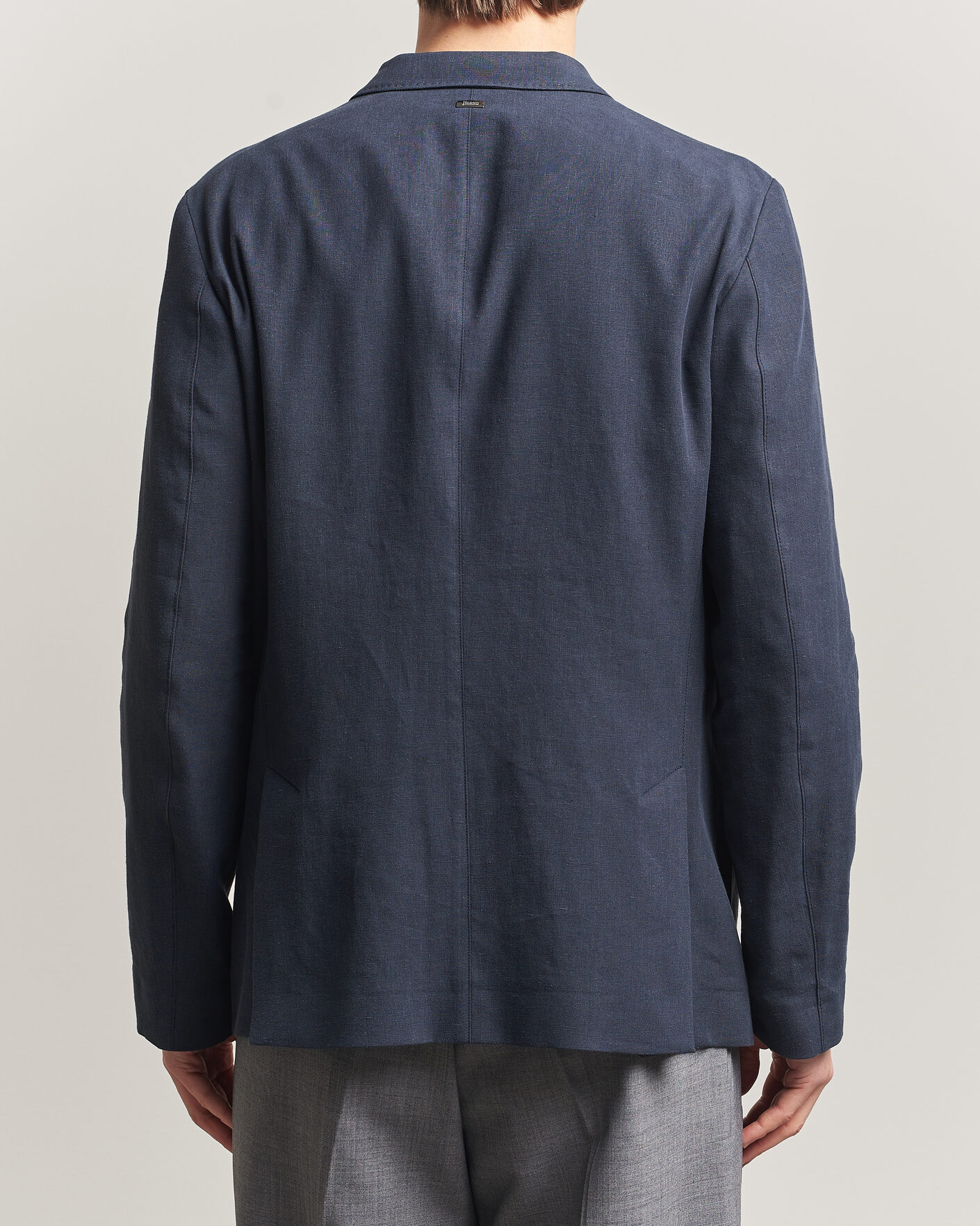 Herren | Sakkos | Herno | Cotton/Linen Blazer Navy