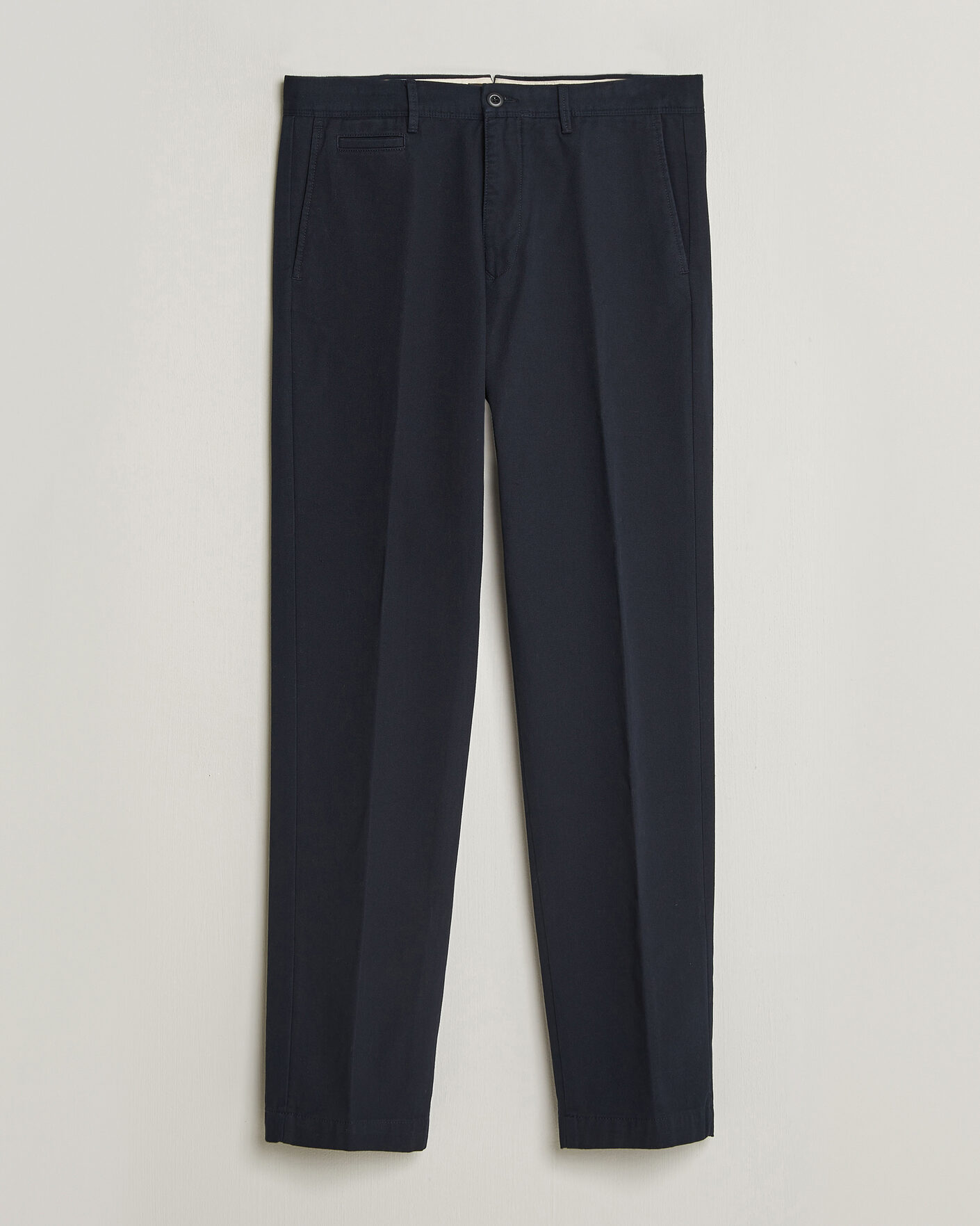 Herren | Hosen | Incotex | Regular Fit Uniform Cotton Slacks Navy