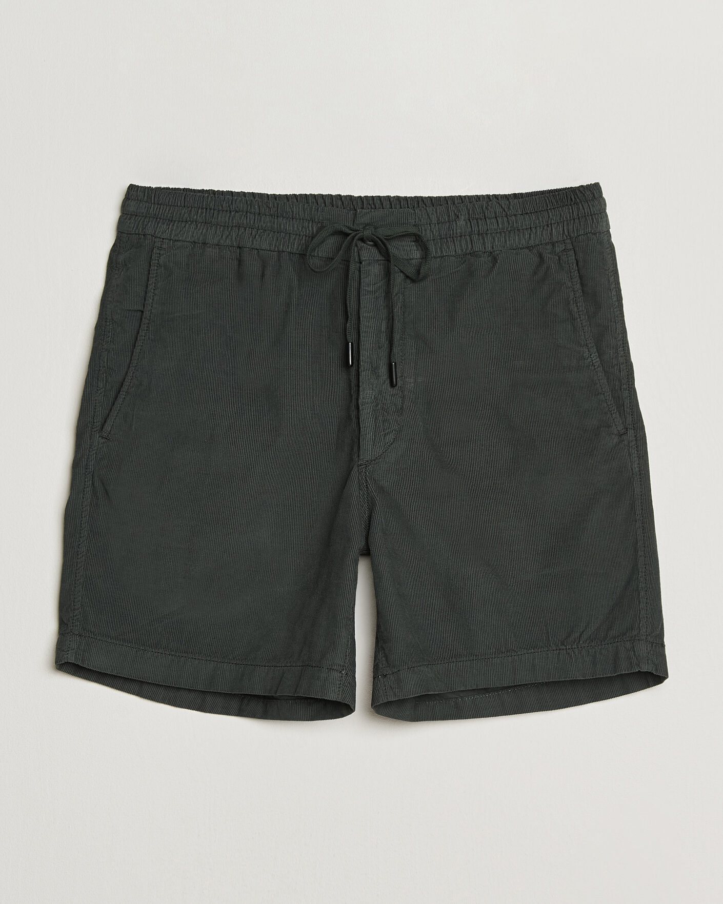 Herren | Shorts | Incotex | Baby Corduroy Drawstring Shorts Dark Green