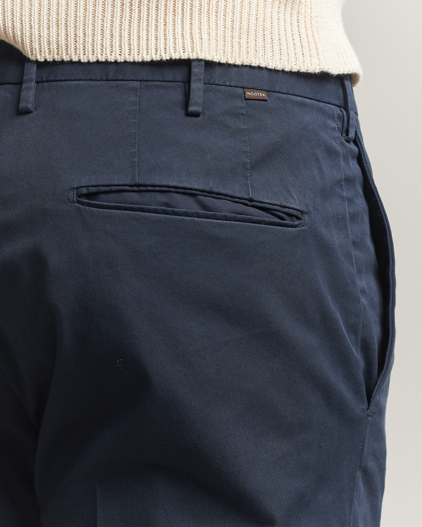 Herren | Hosen | Incotex | Slim Fit Comfort Chinos Navy