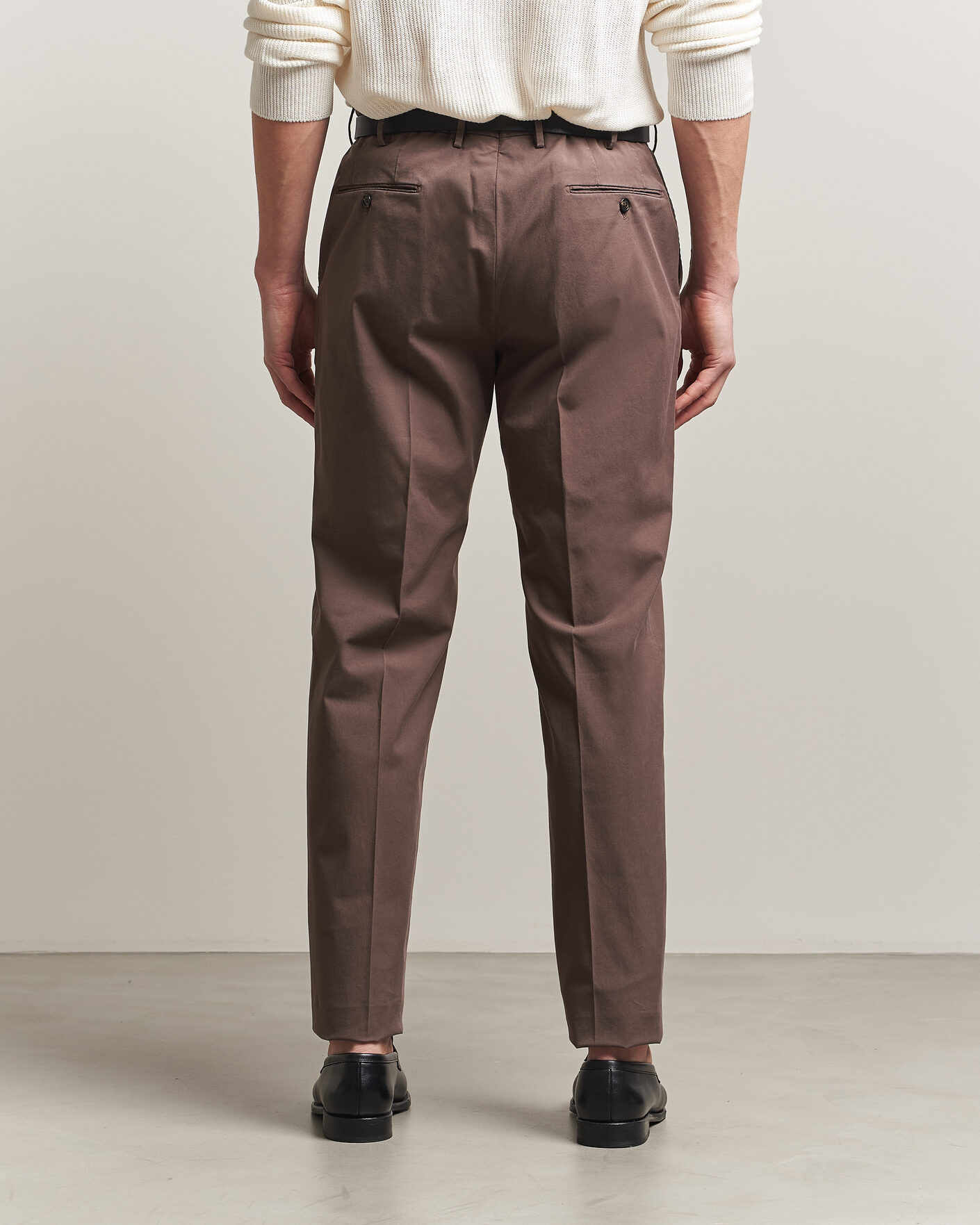 Herren | Hosen | Incotex | Regular Fit Comfort Chinos Dark Brown
