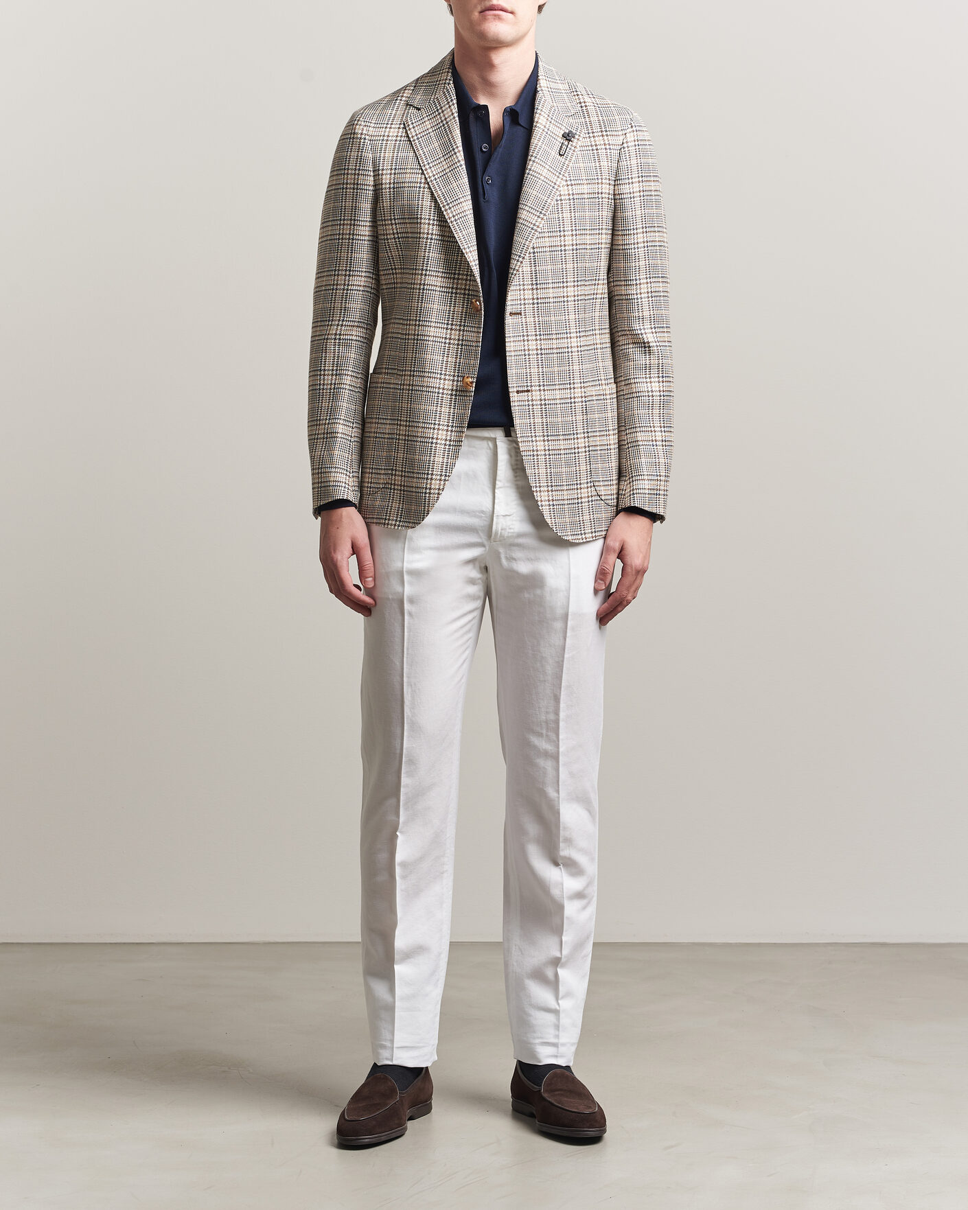 Herren | Hosen | Incotex | Regular Fit Chinolino Trousers White