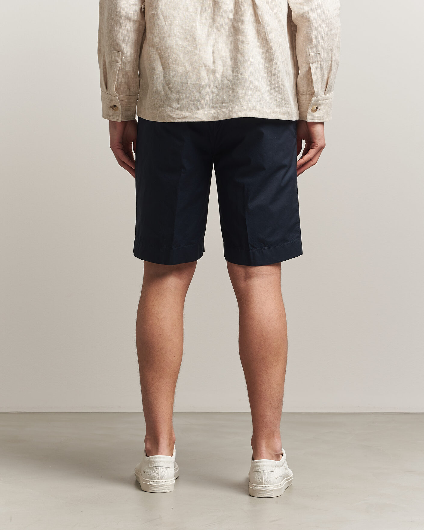 Herren | Shorts | Incotex | Cotton Poplin Shorts Navy