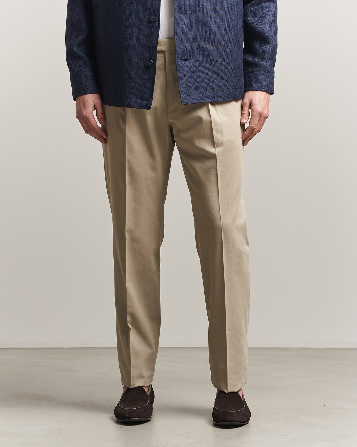 Herren | Hosen | Incotex | Ice Cotton Twill Pants Sand