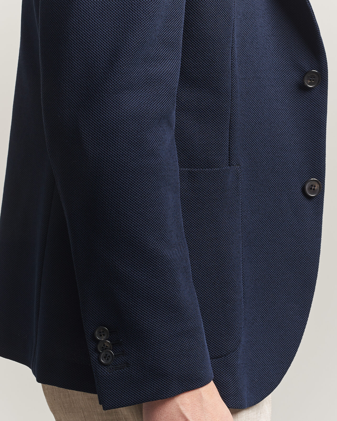 Herren | Sakkos | Incotex | Unconstructed Jersey Blazer Navy