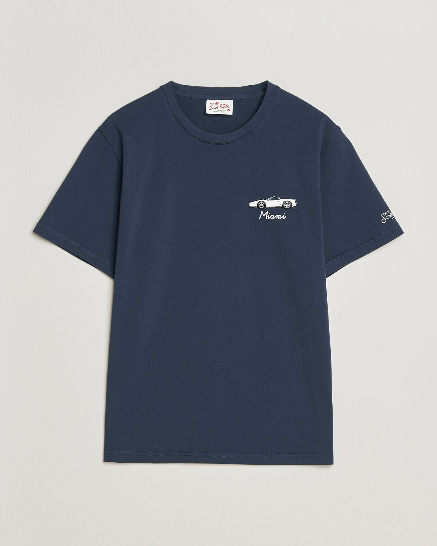 Herren | T-Shirts | MC2 Saint Barth | Printed Cotton T-Shirt Car Miami